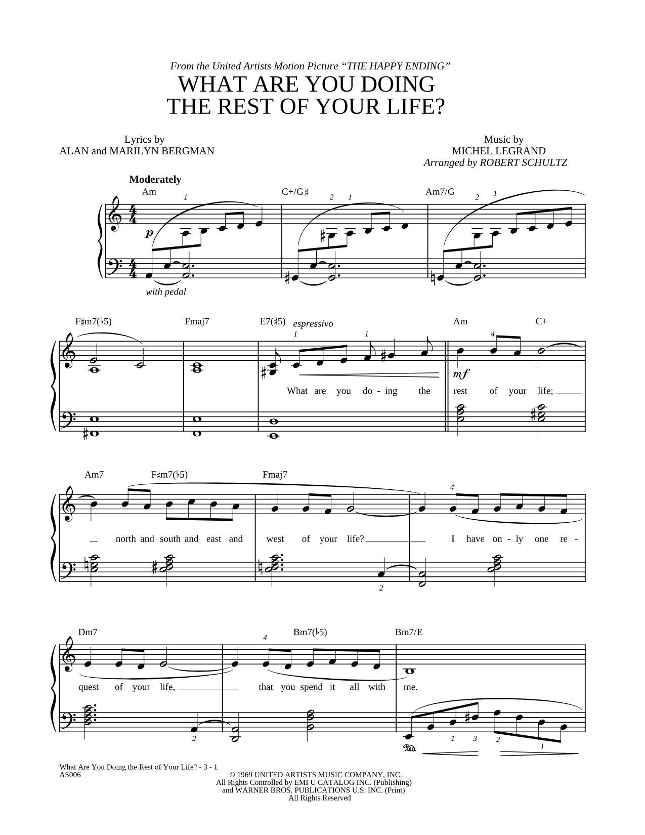 What Are You Doing the Rest of Your Life?