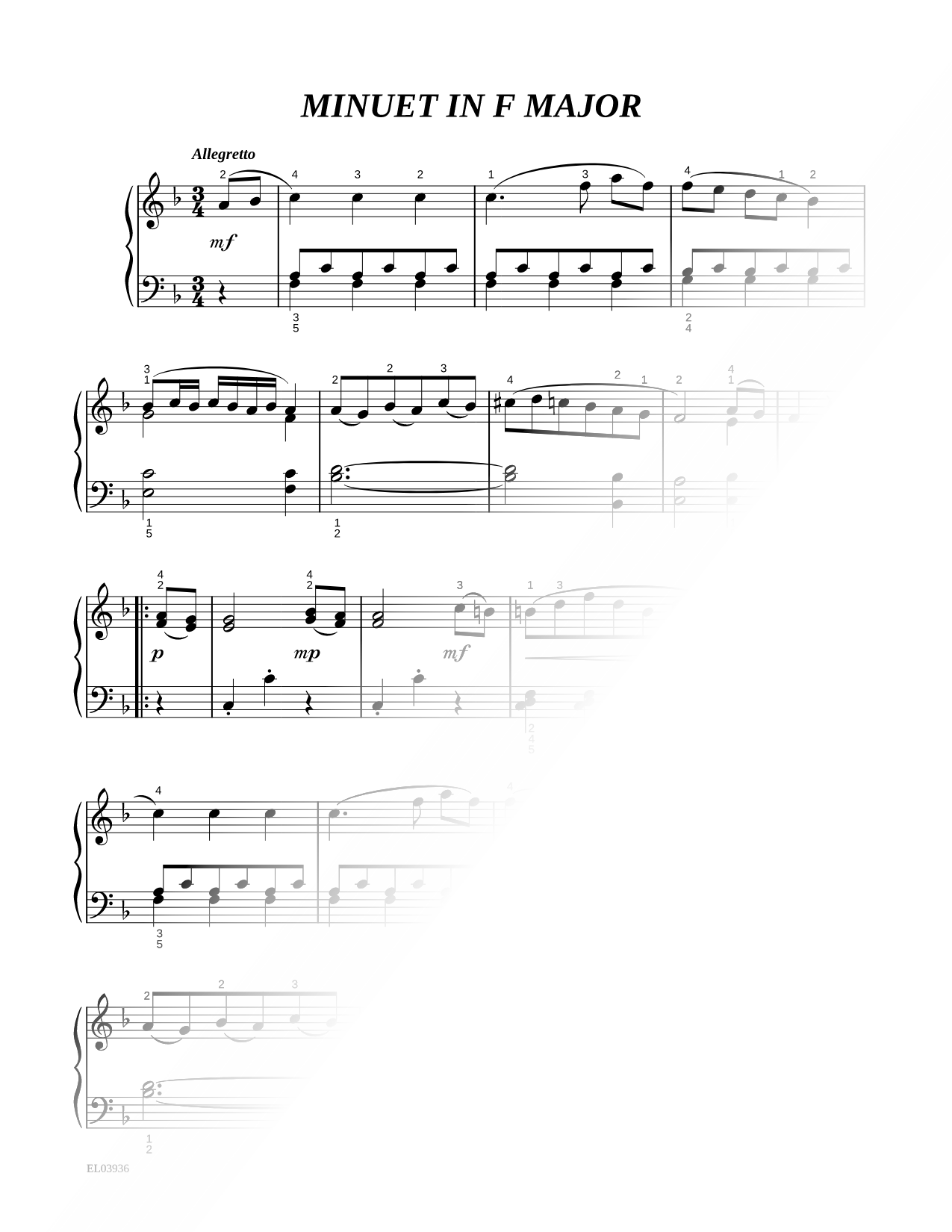 Minuet In F Major
