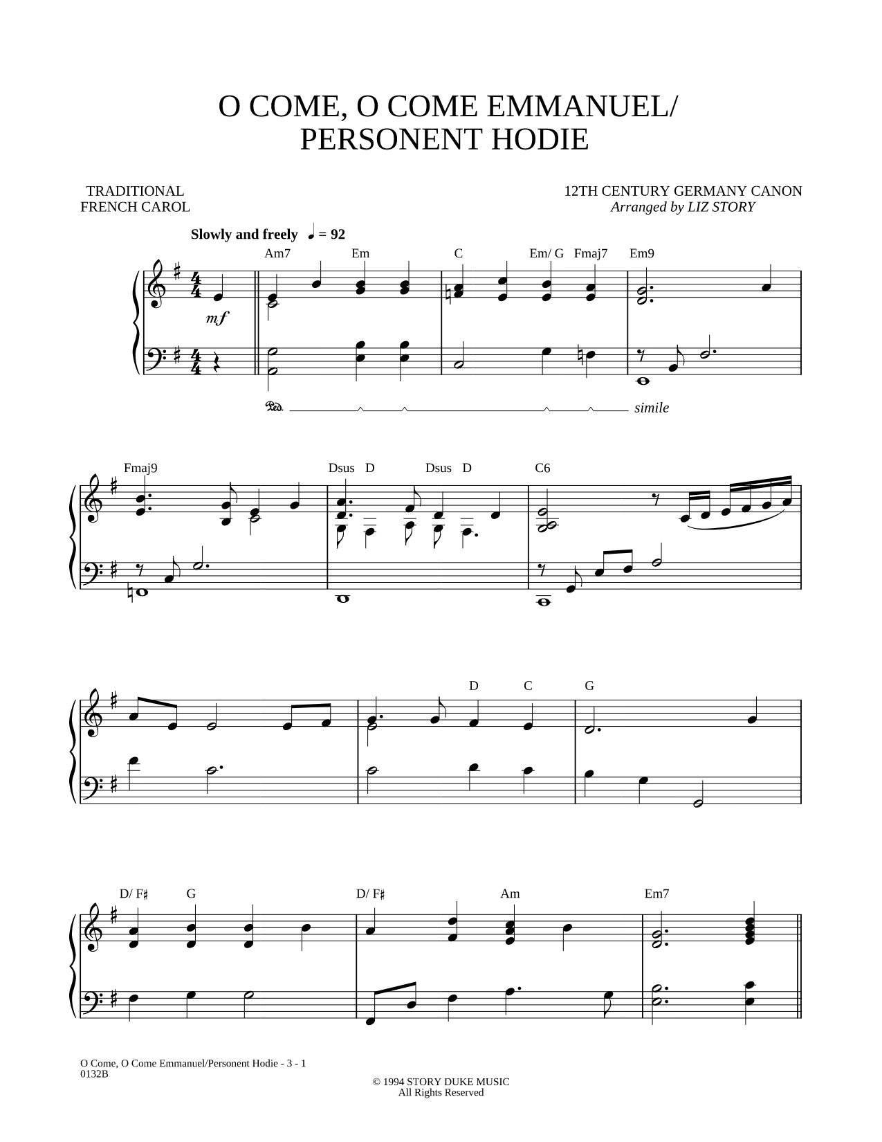 O Come, O Come Emmanuel