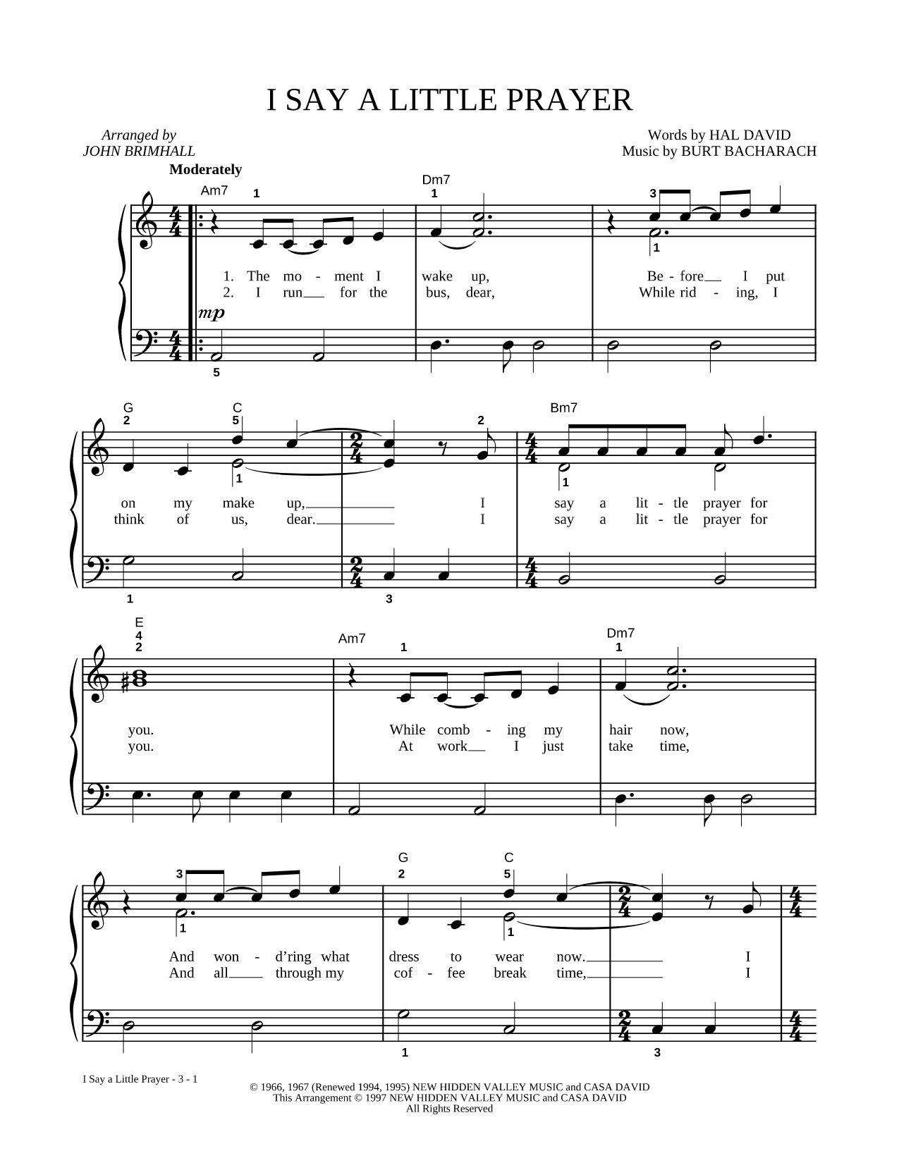 I Say a Little Prayer
