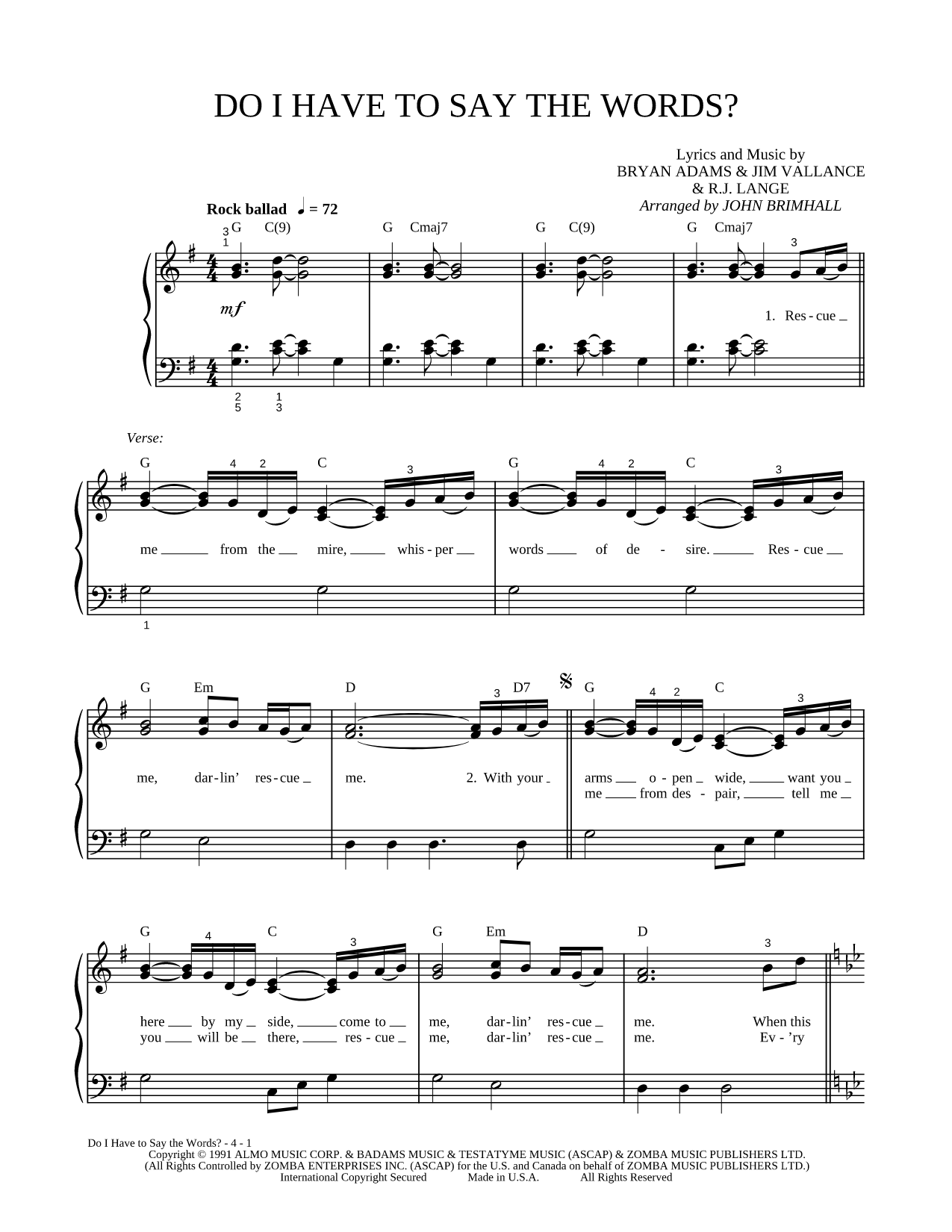 Do I Have To Say the Words?