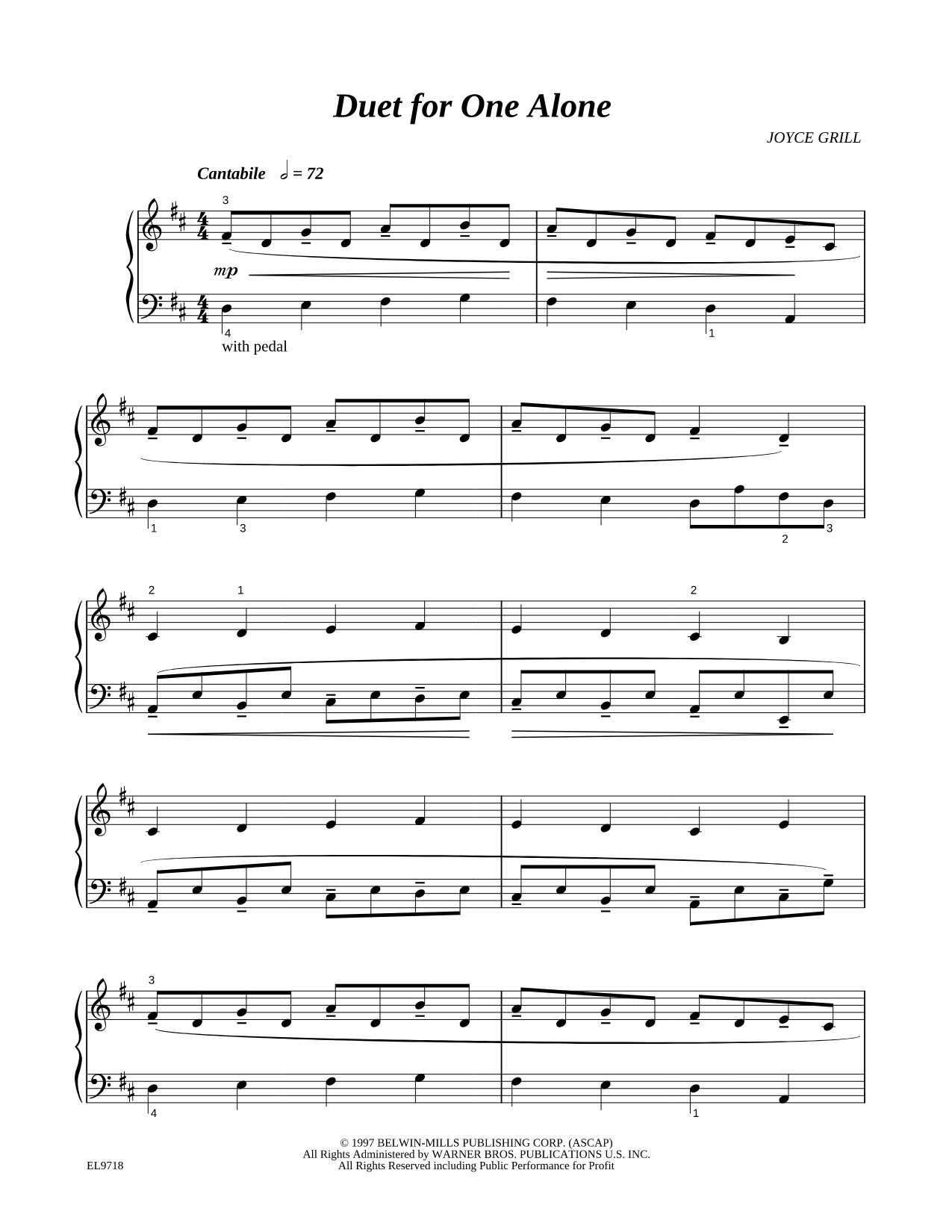 Duet for One Alone