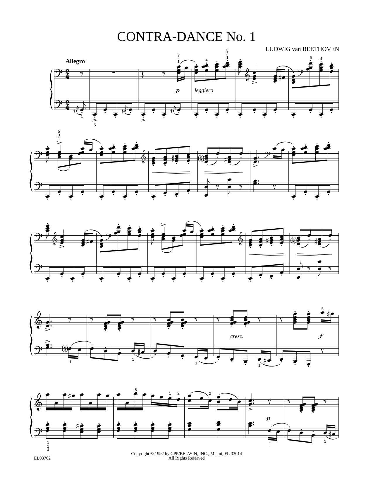 Contra-Dance No. 1