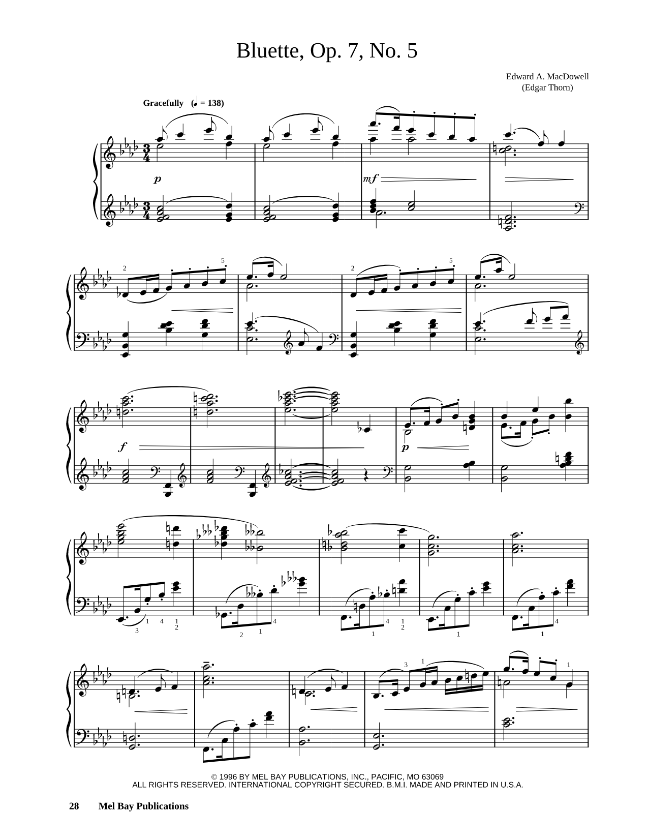 Bluette, Op. 7, No. 5