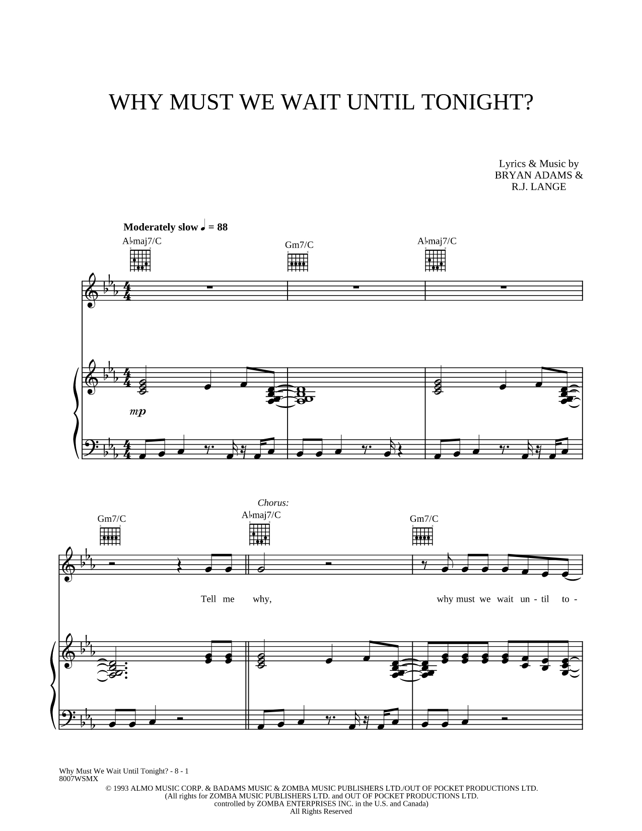 Why Must We Wait Until Tonight?