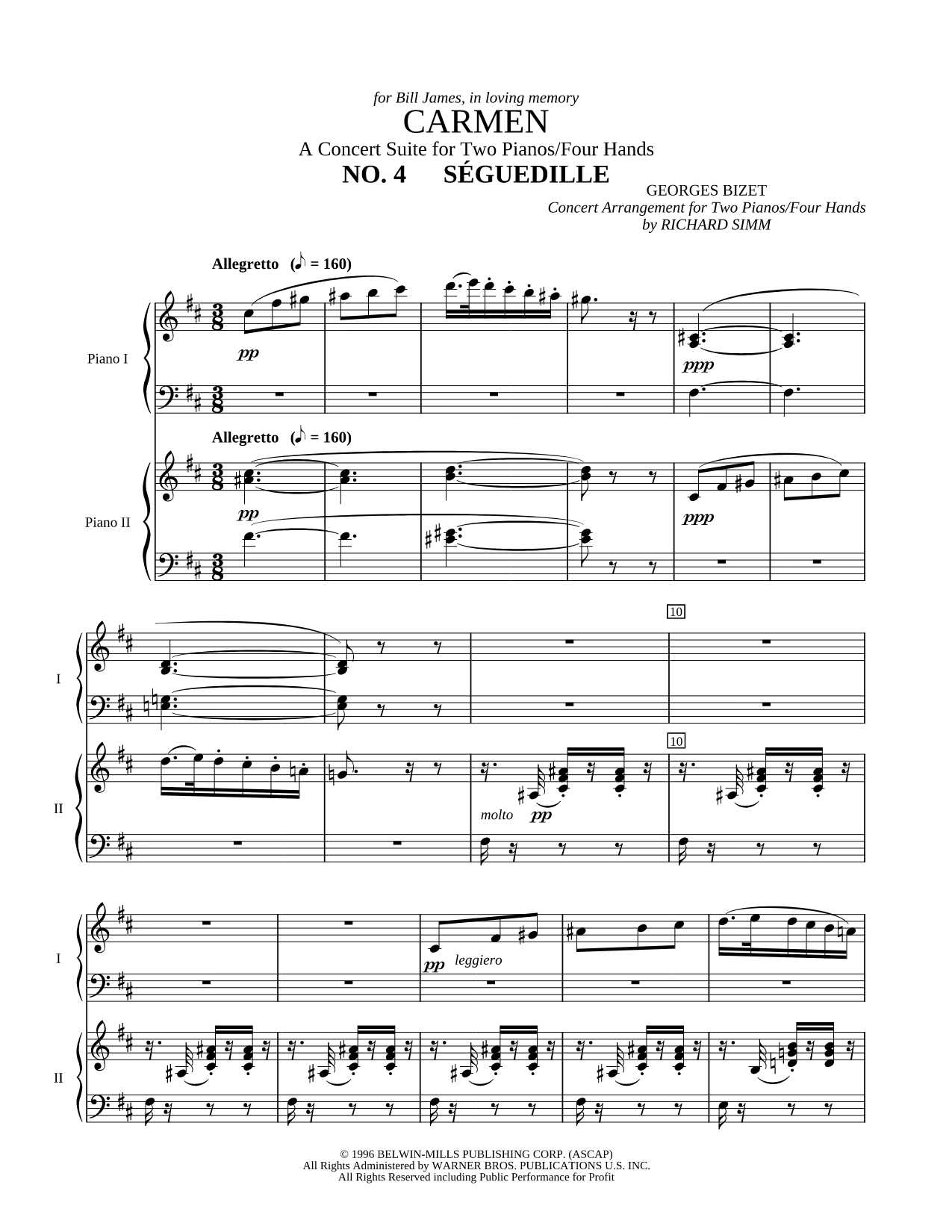No. 4 Séguedille
