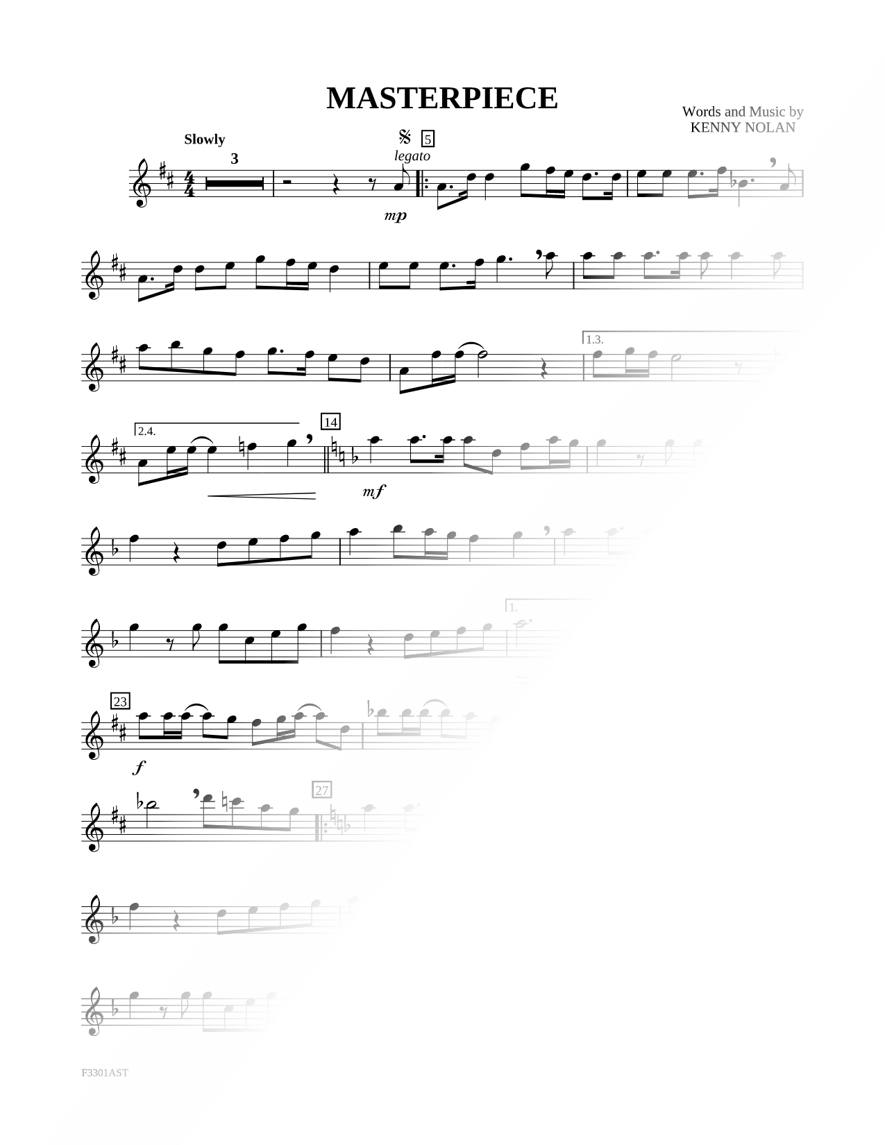 Masterpiece - Alto Saxophone