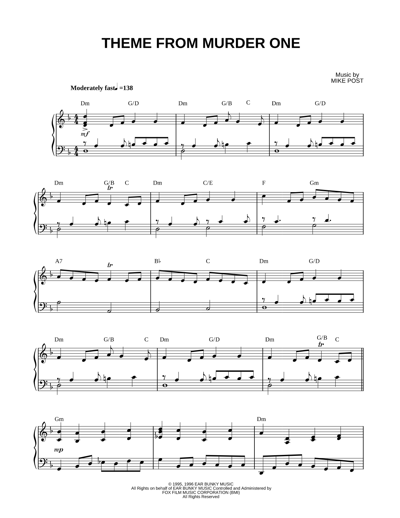 Theme From Murder One
