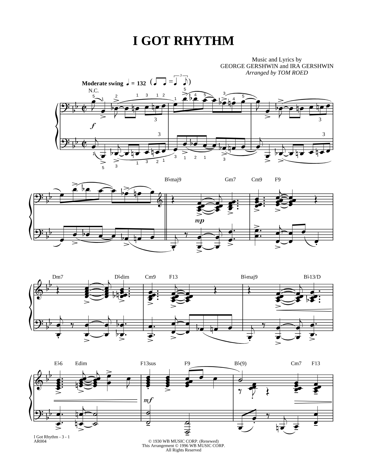 I Got Rhythm