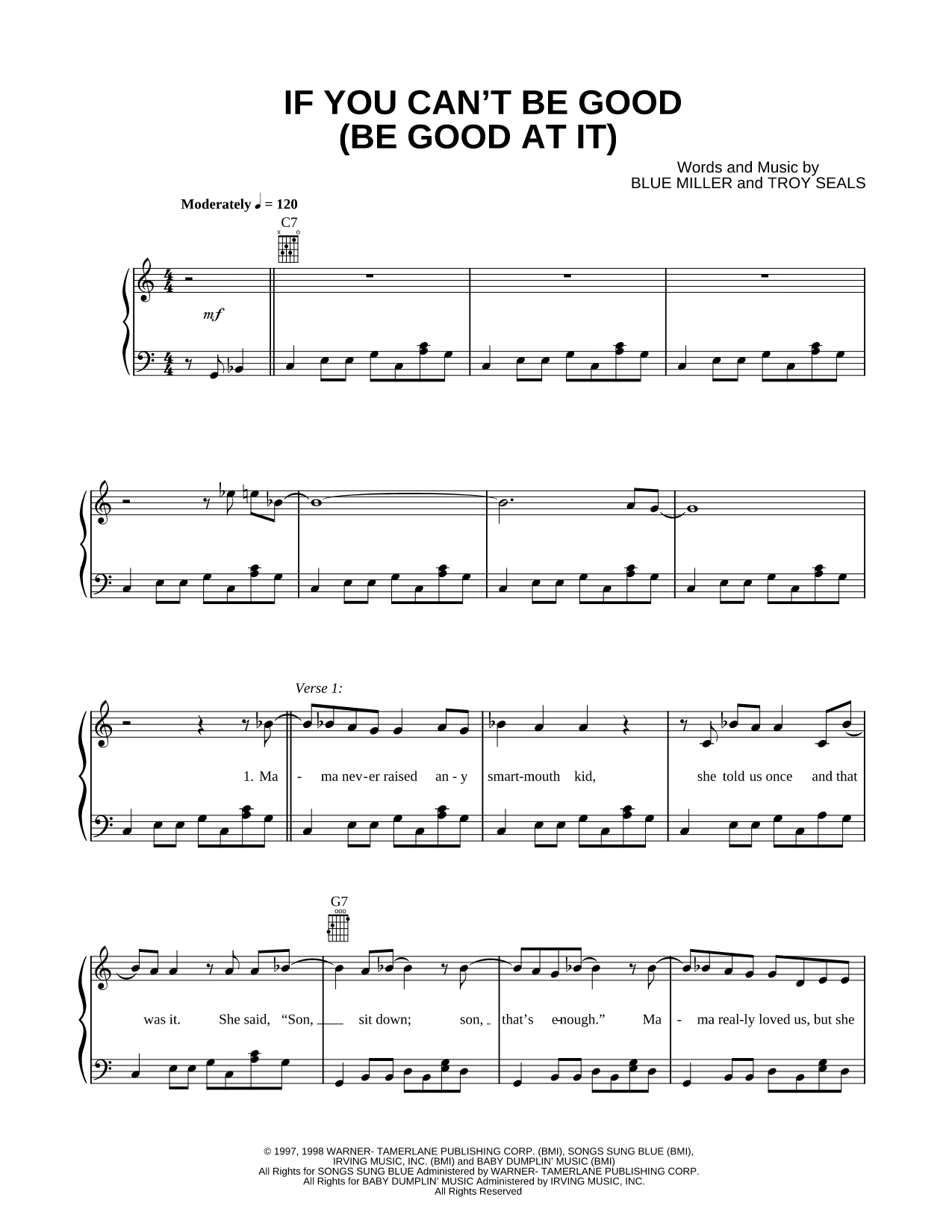 If You Can't Be Good