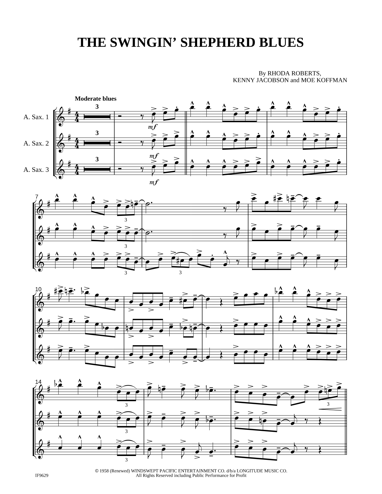 The Swingin' Shepherd Blues