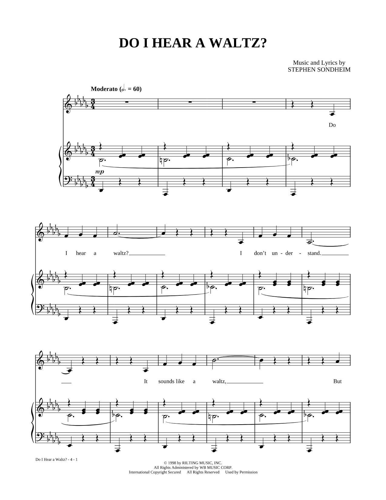 Do I Hear a Waltz?
