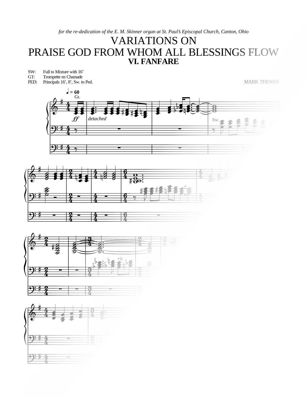 VI. Fanfare