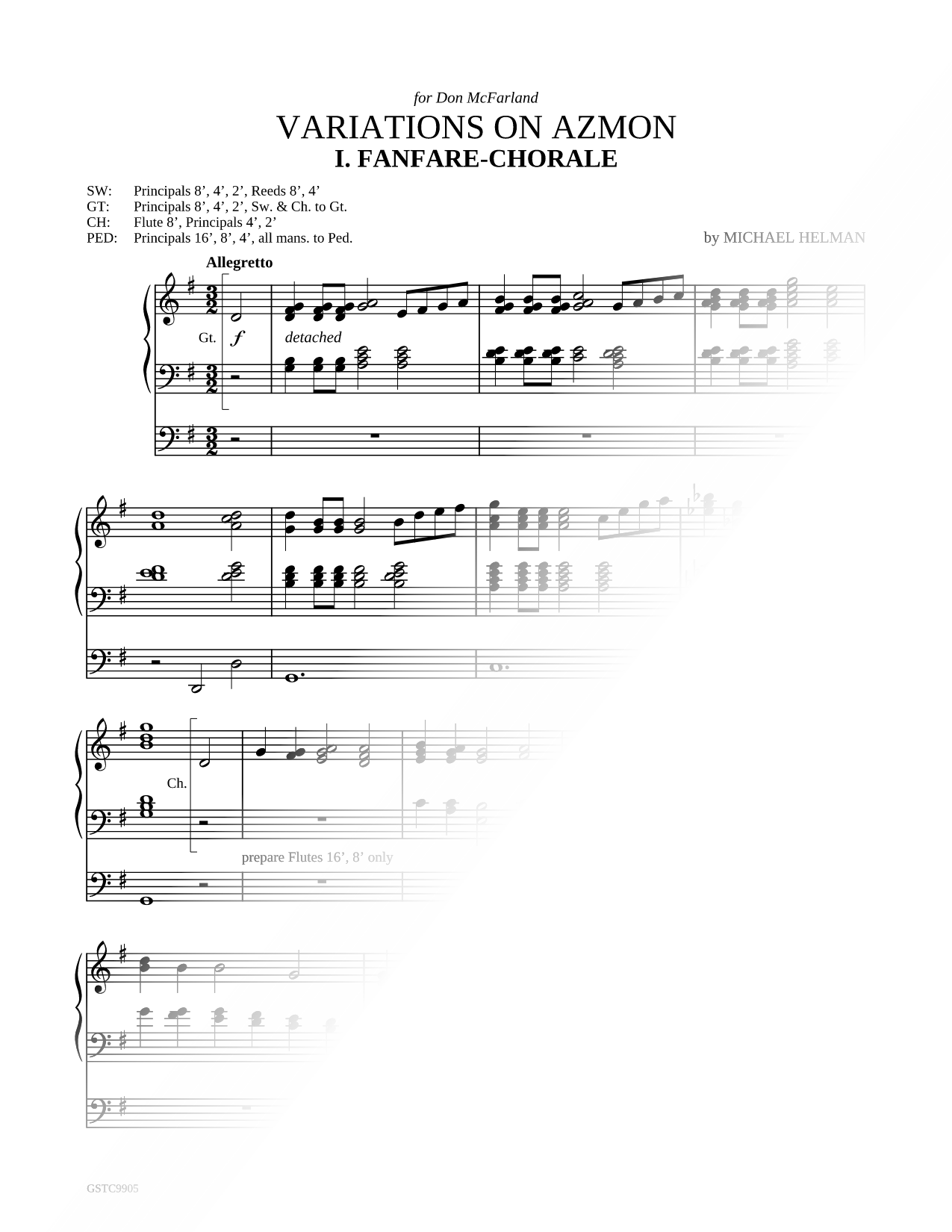 I. Fanfare-Chorale