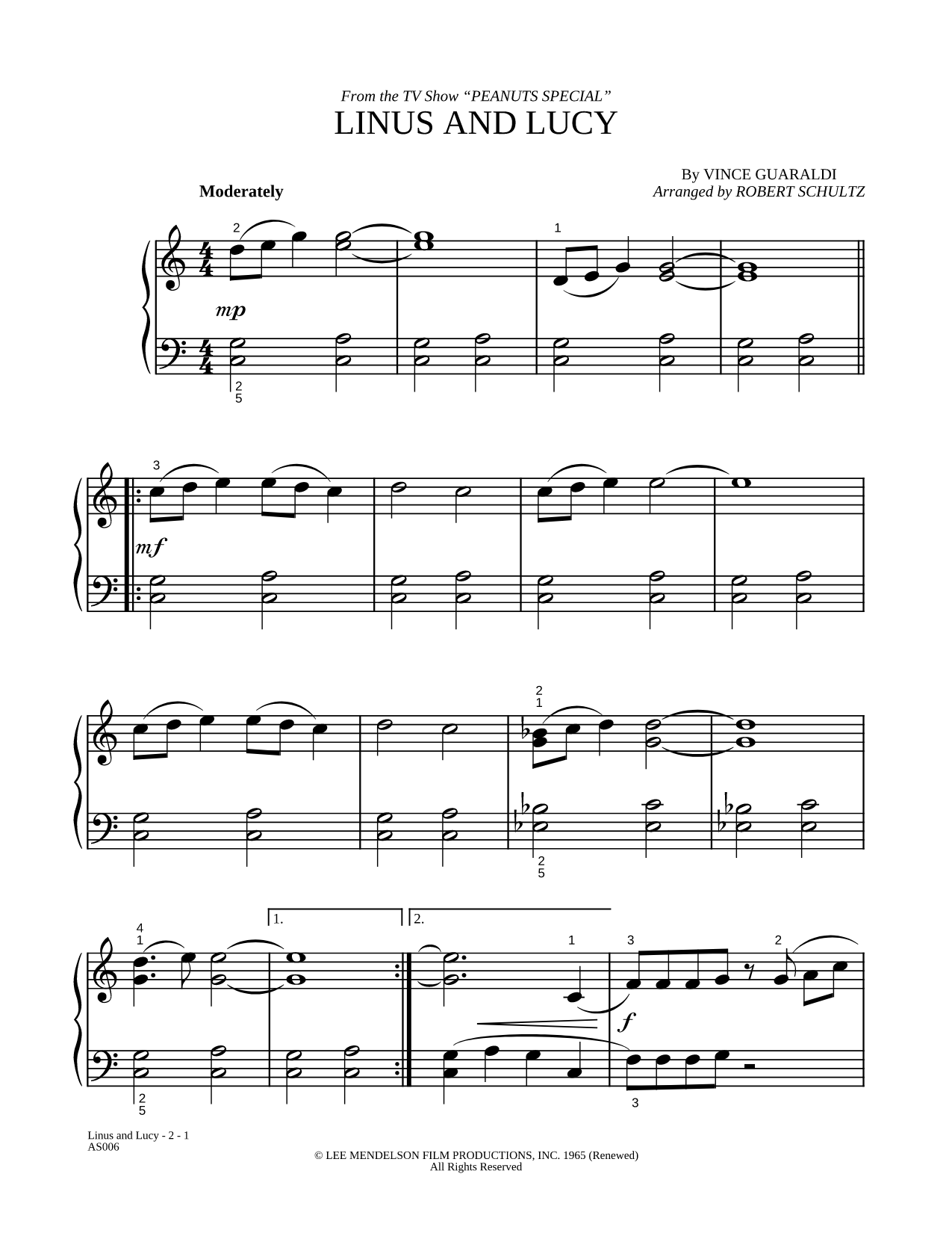 Linus and Lucy (Peanuts Theme)