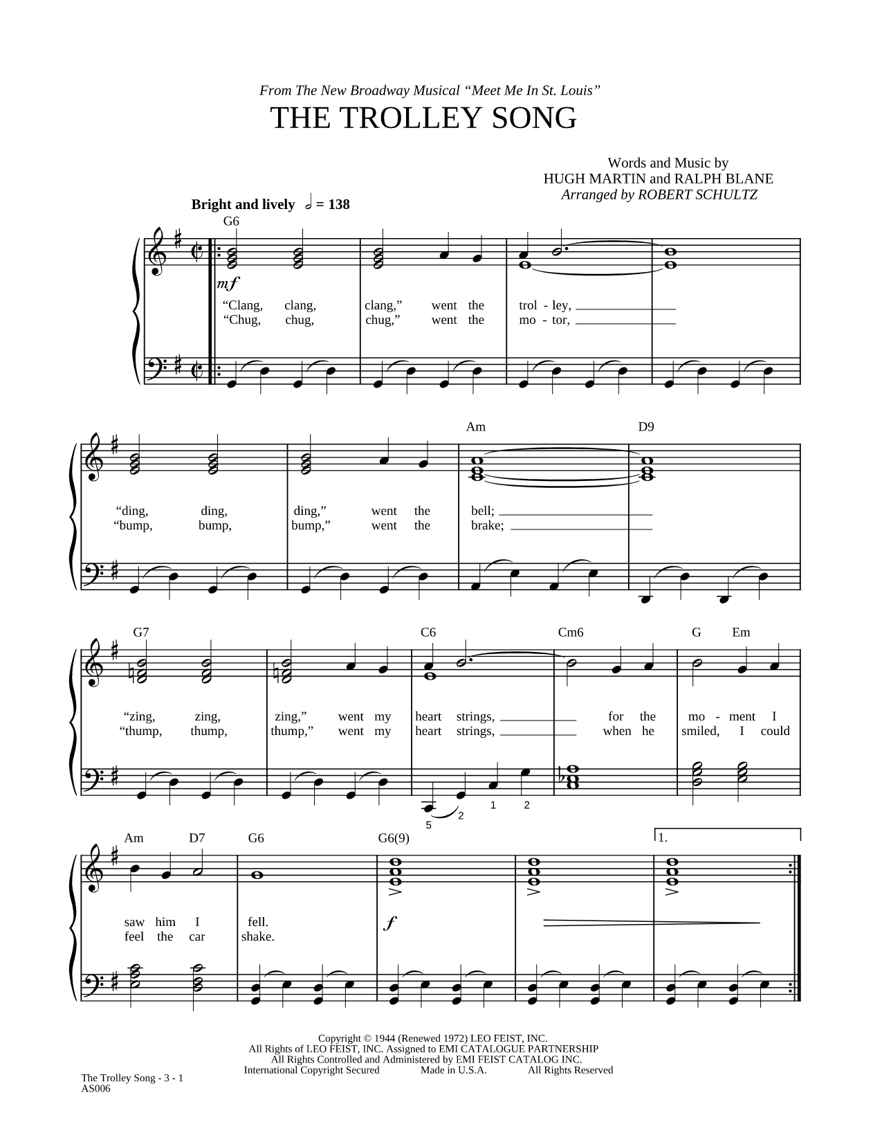 The Trolley Song