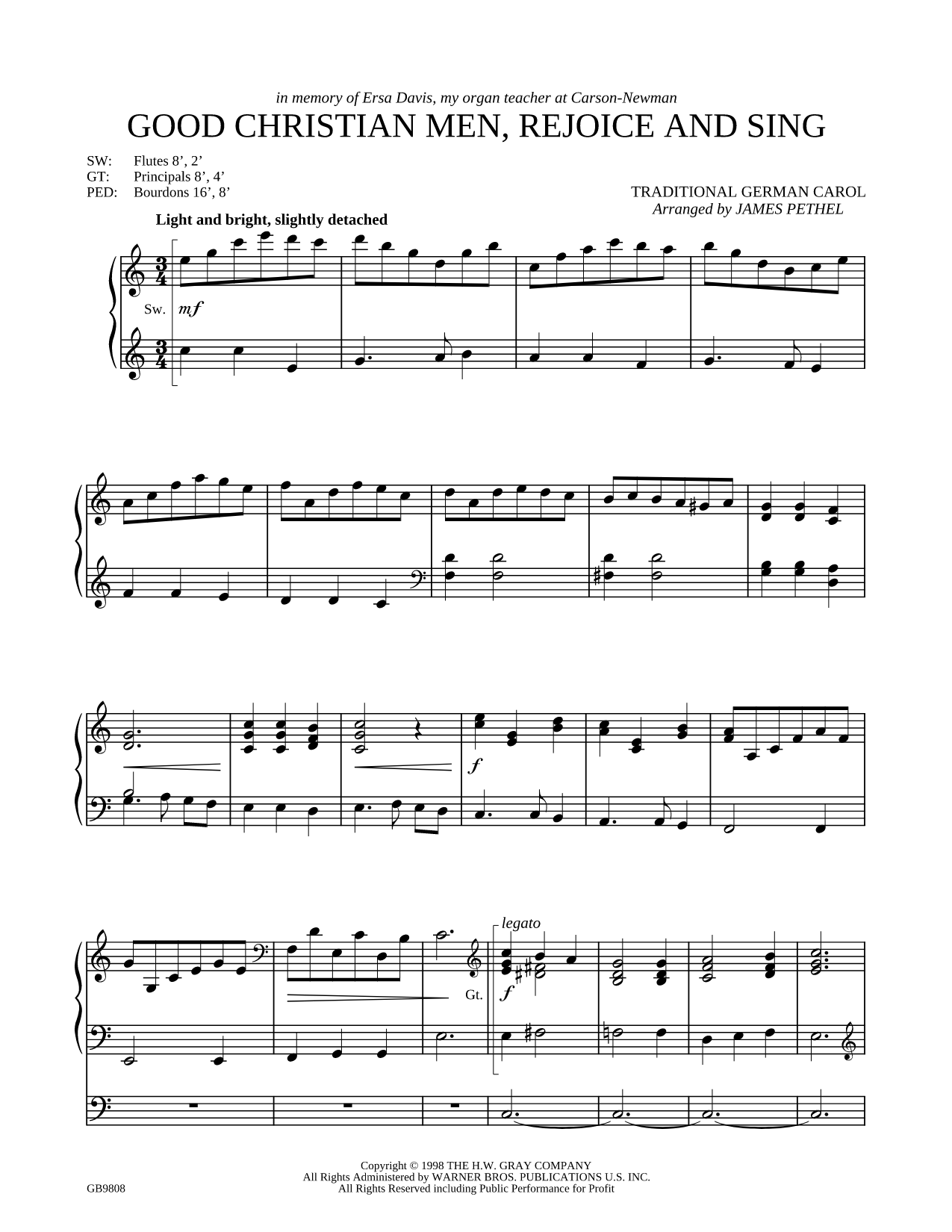 Good Christian Men, Rejoice and Sing