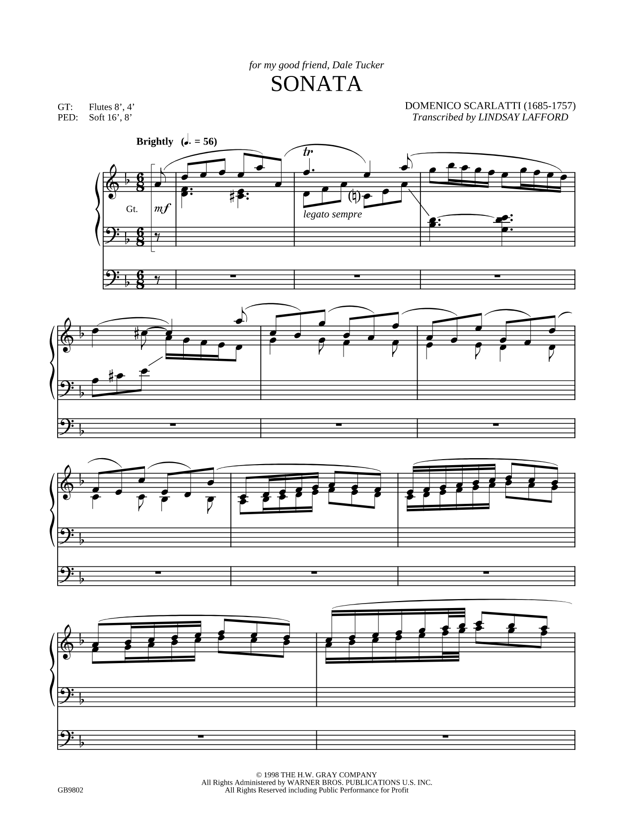 Sonata in D Minor