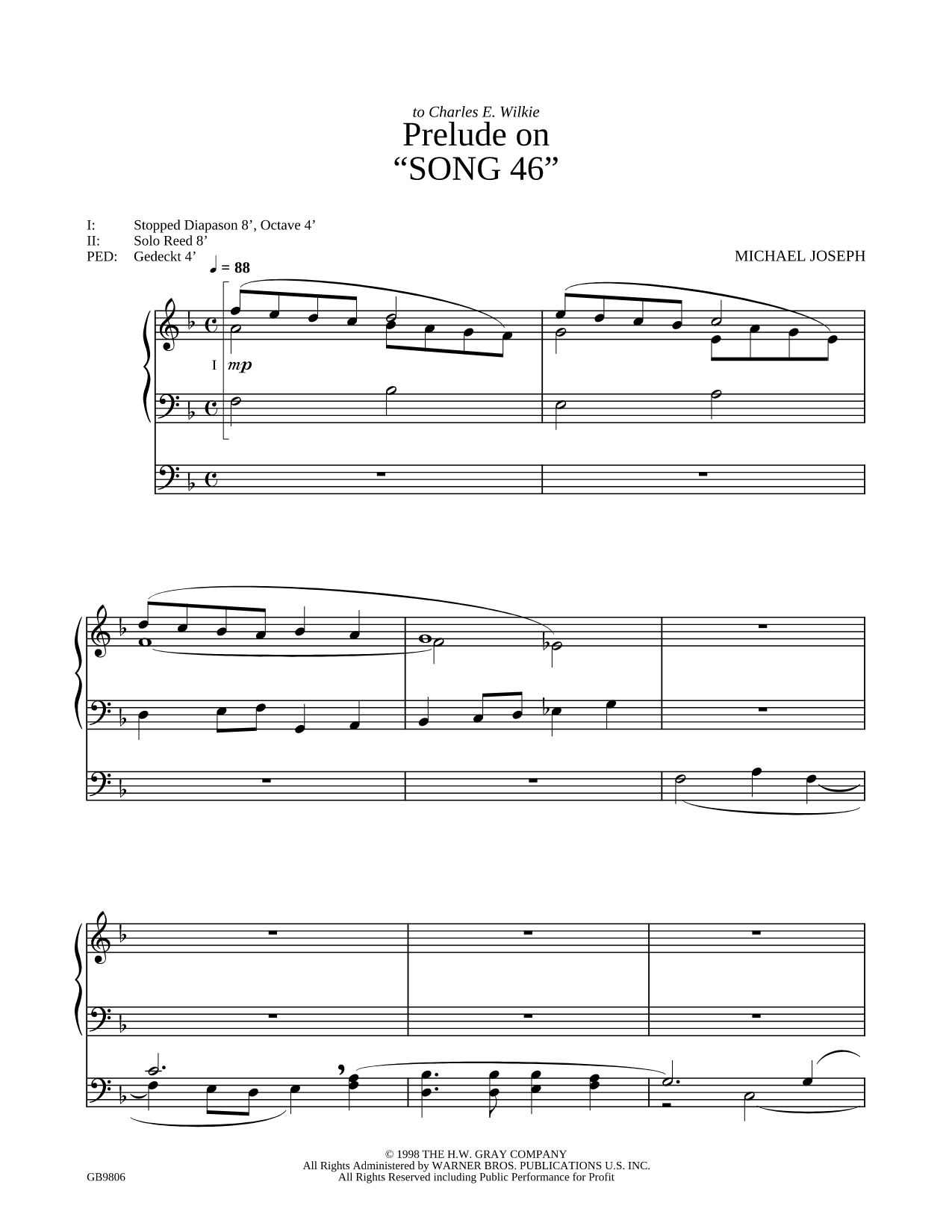 Prelude on "Song 46"