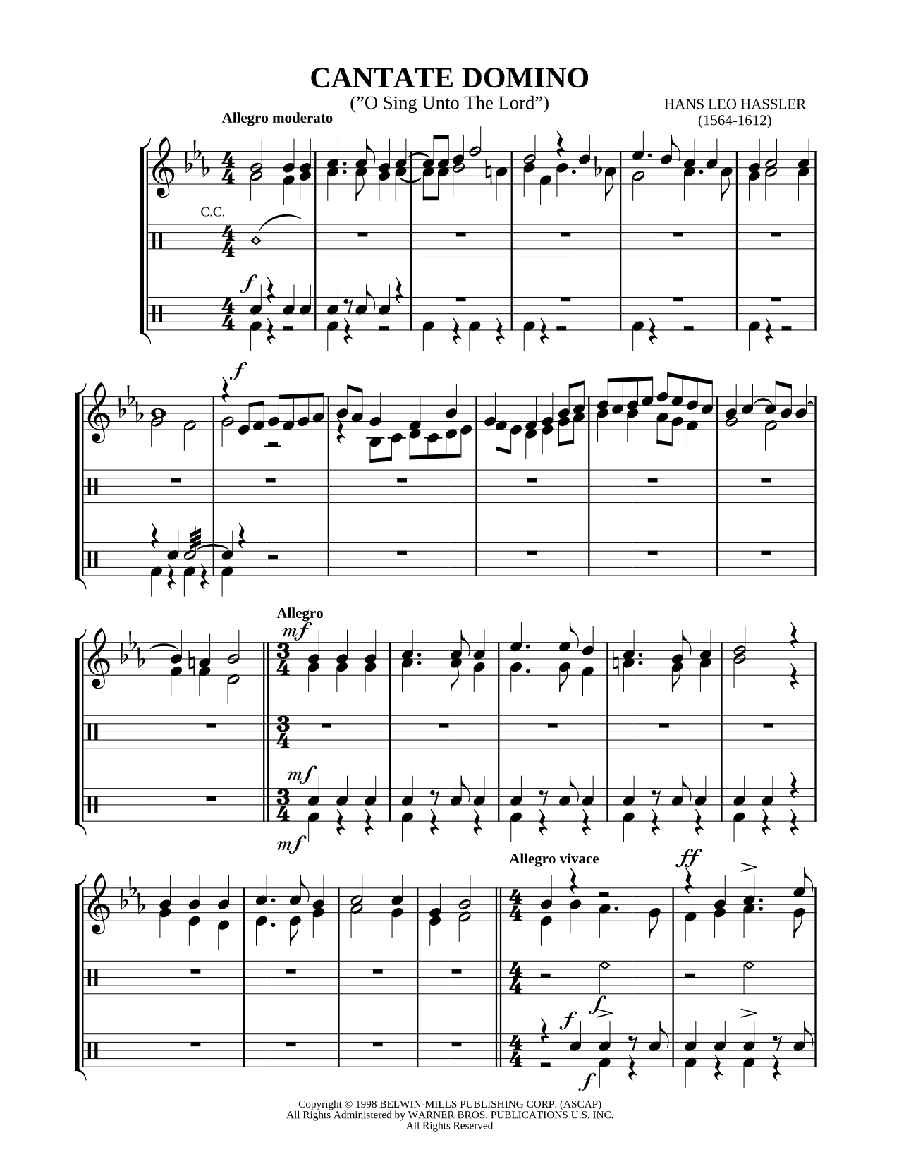 Cantate Domino