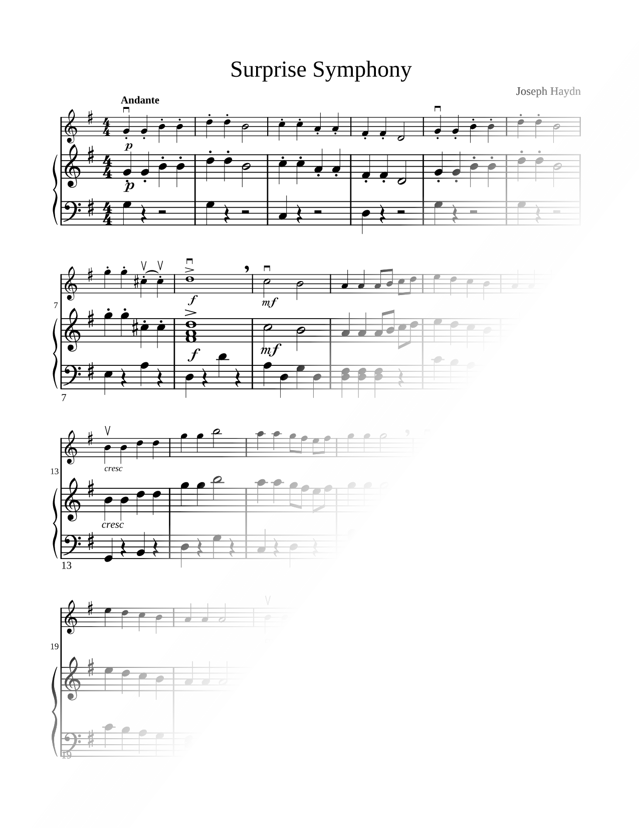 Surprise Symphony