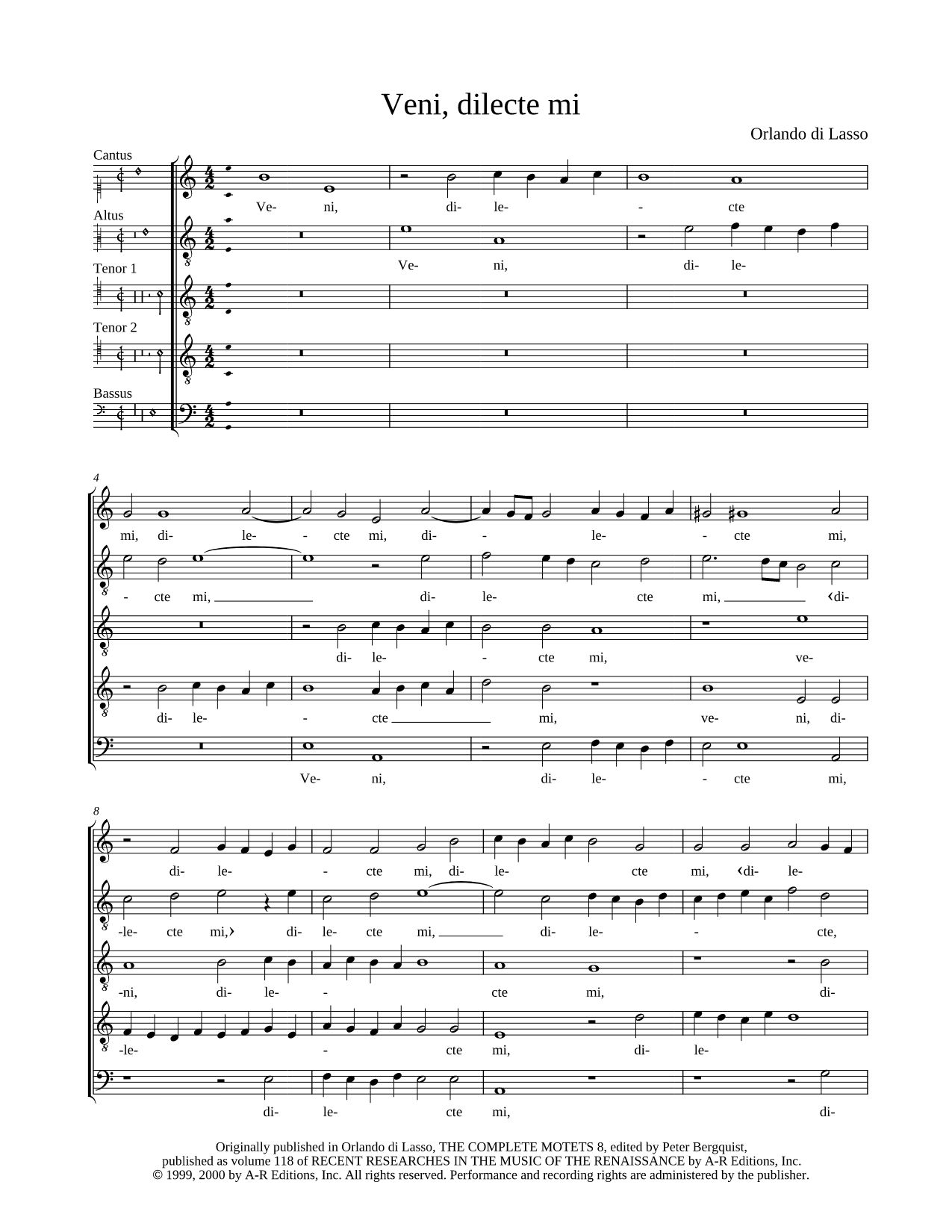 Veni, dilecte mi