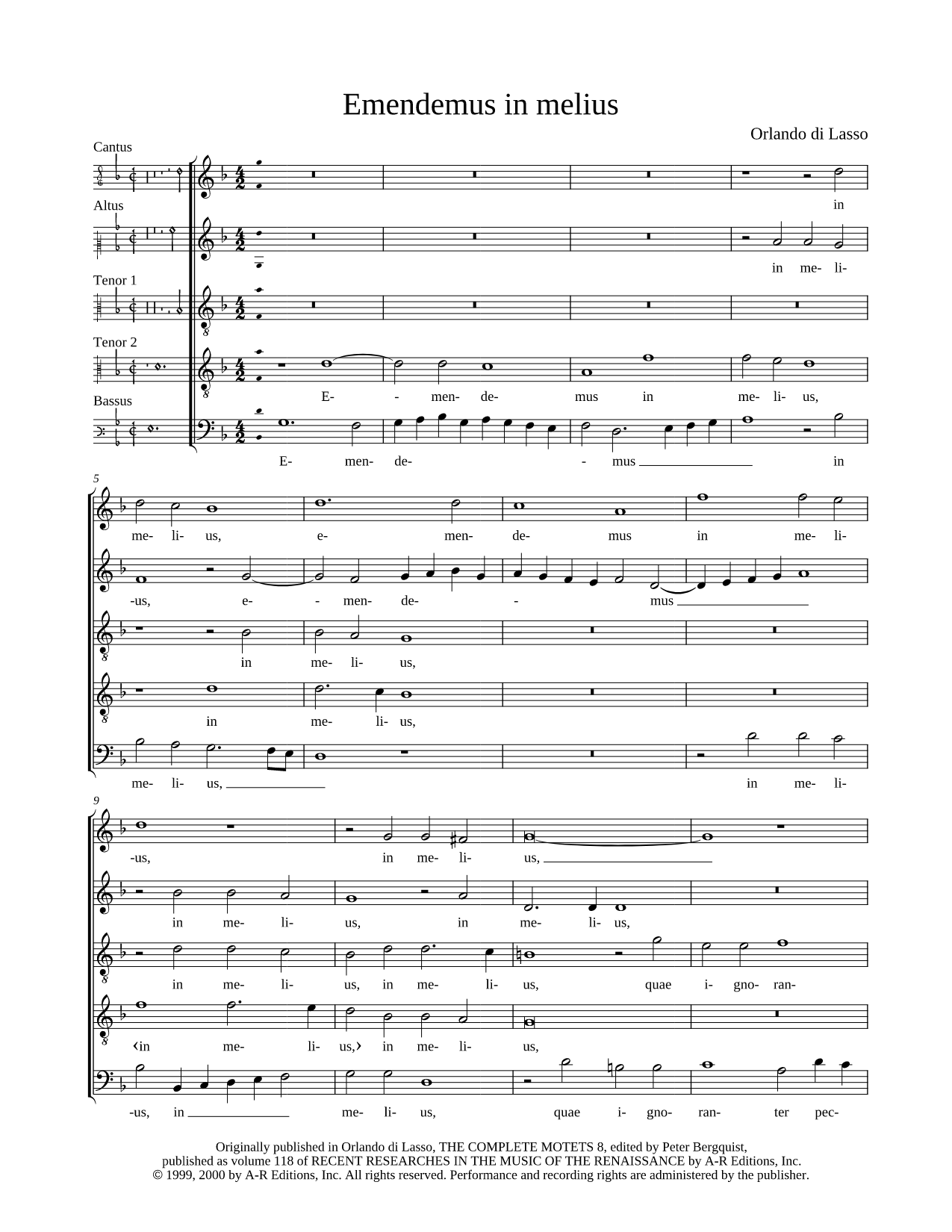 Emendemus in melius