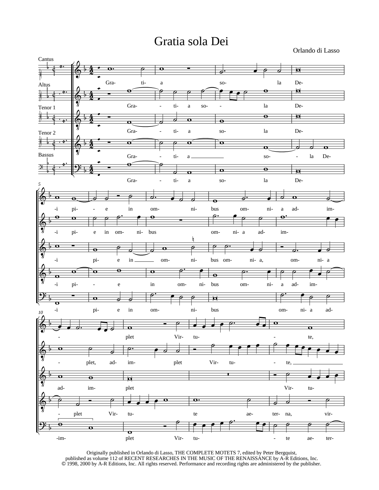 Gratia sola Dei