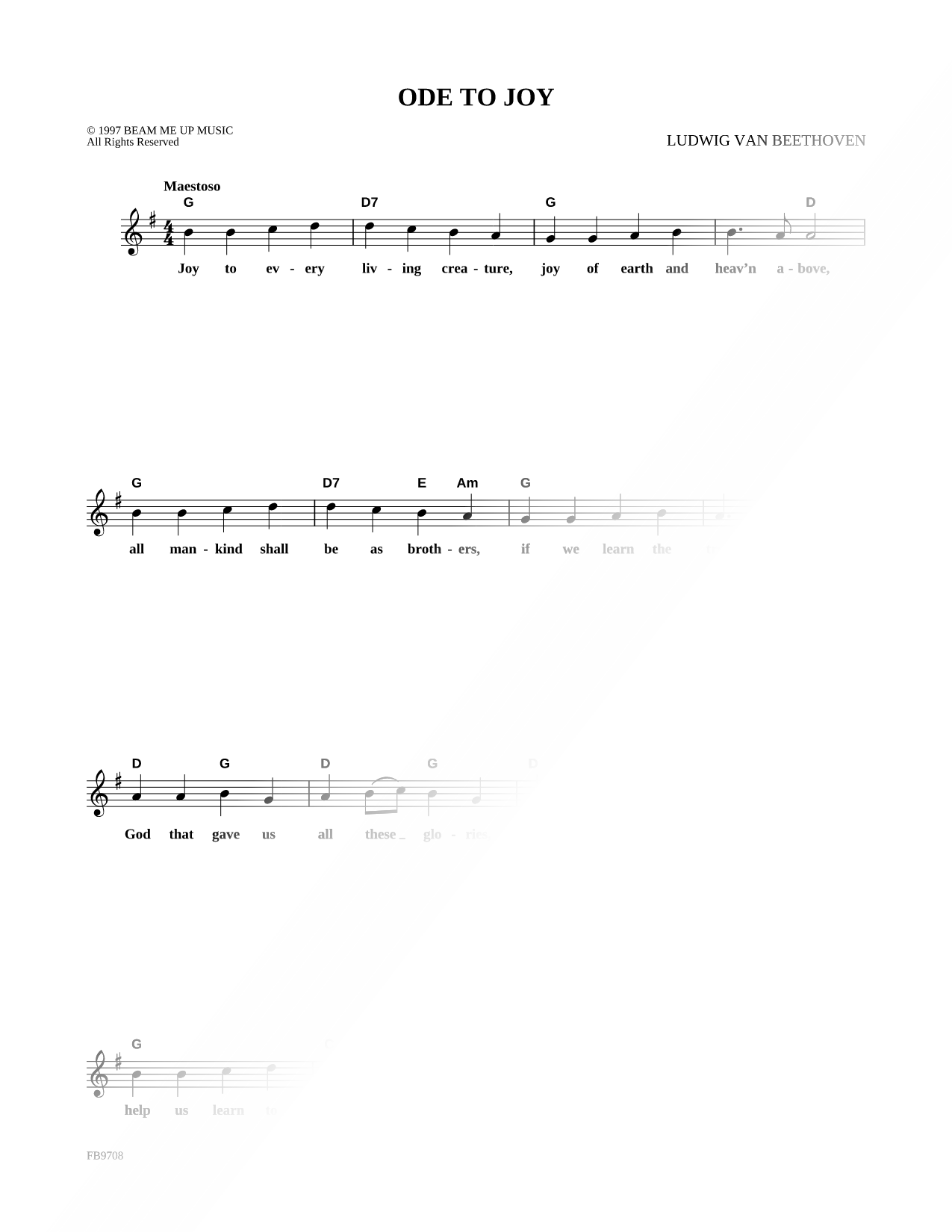 Ode to Joy