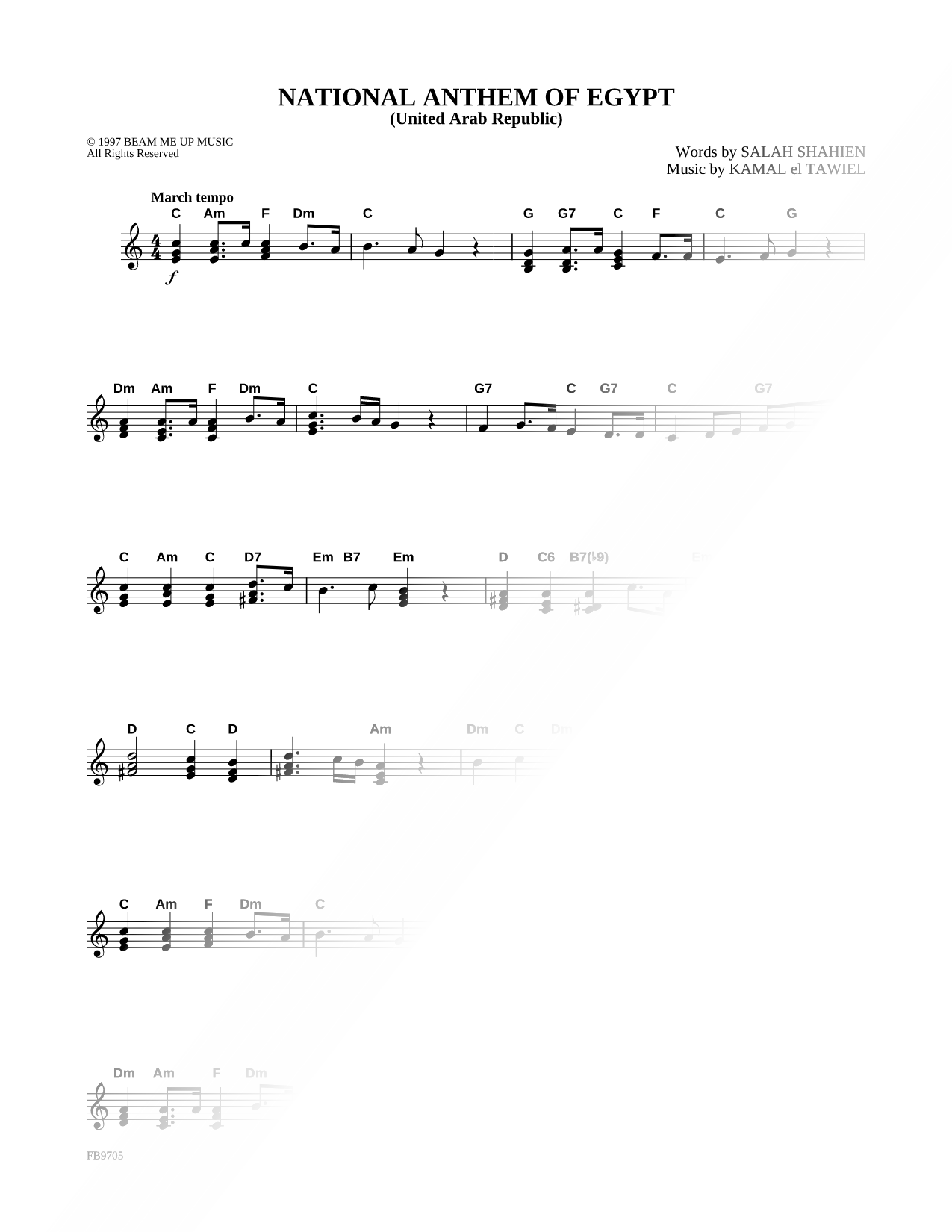 National Anthem of Egypt