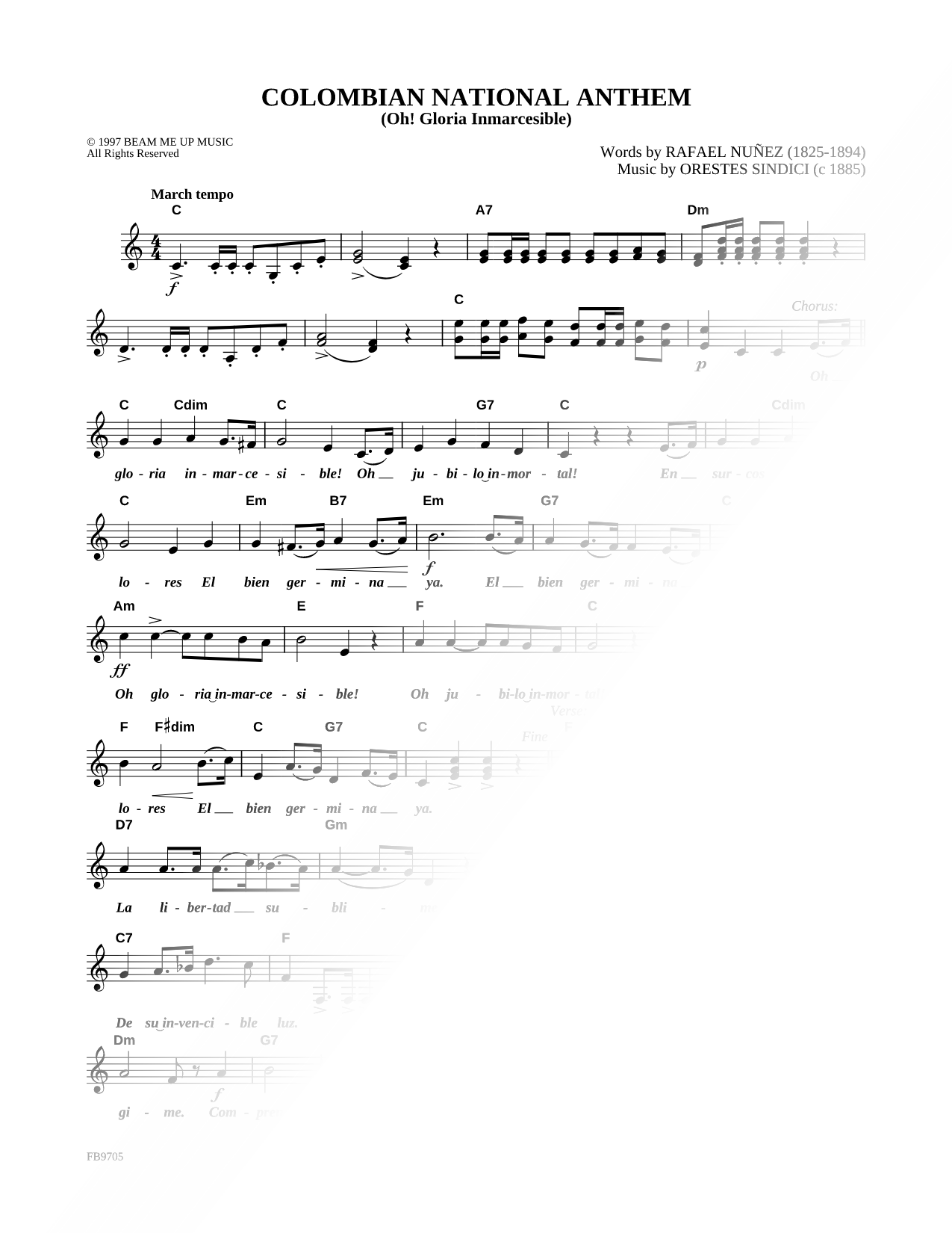 Colombian National Anthem