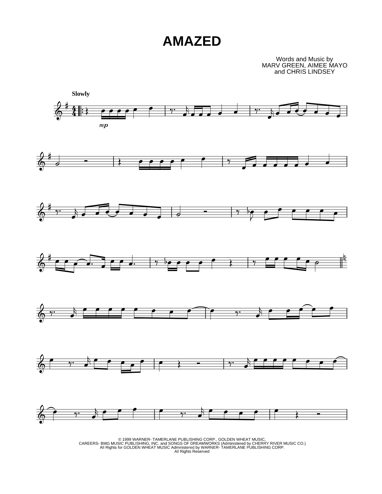 Amazed - Trumpet
