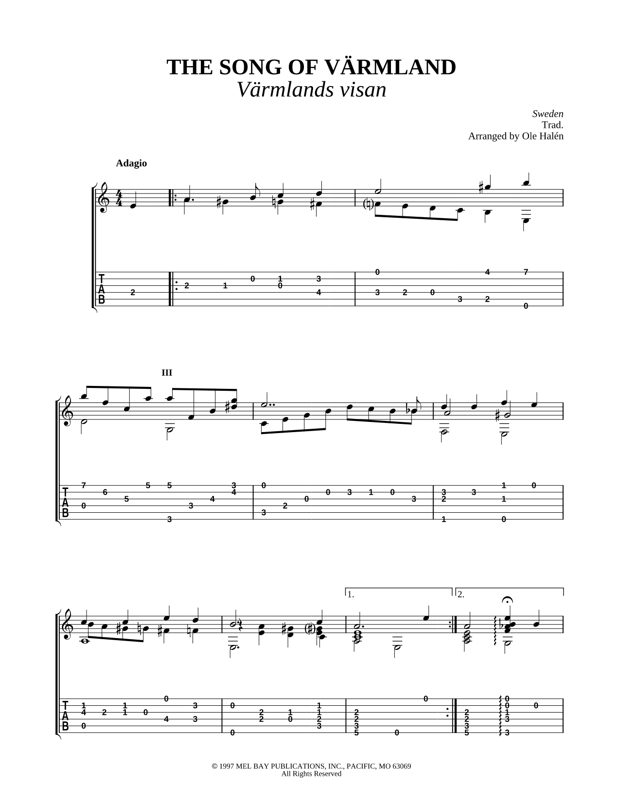 The Song of Varmland