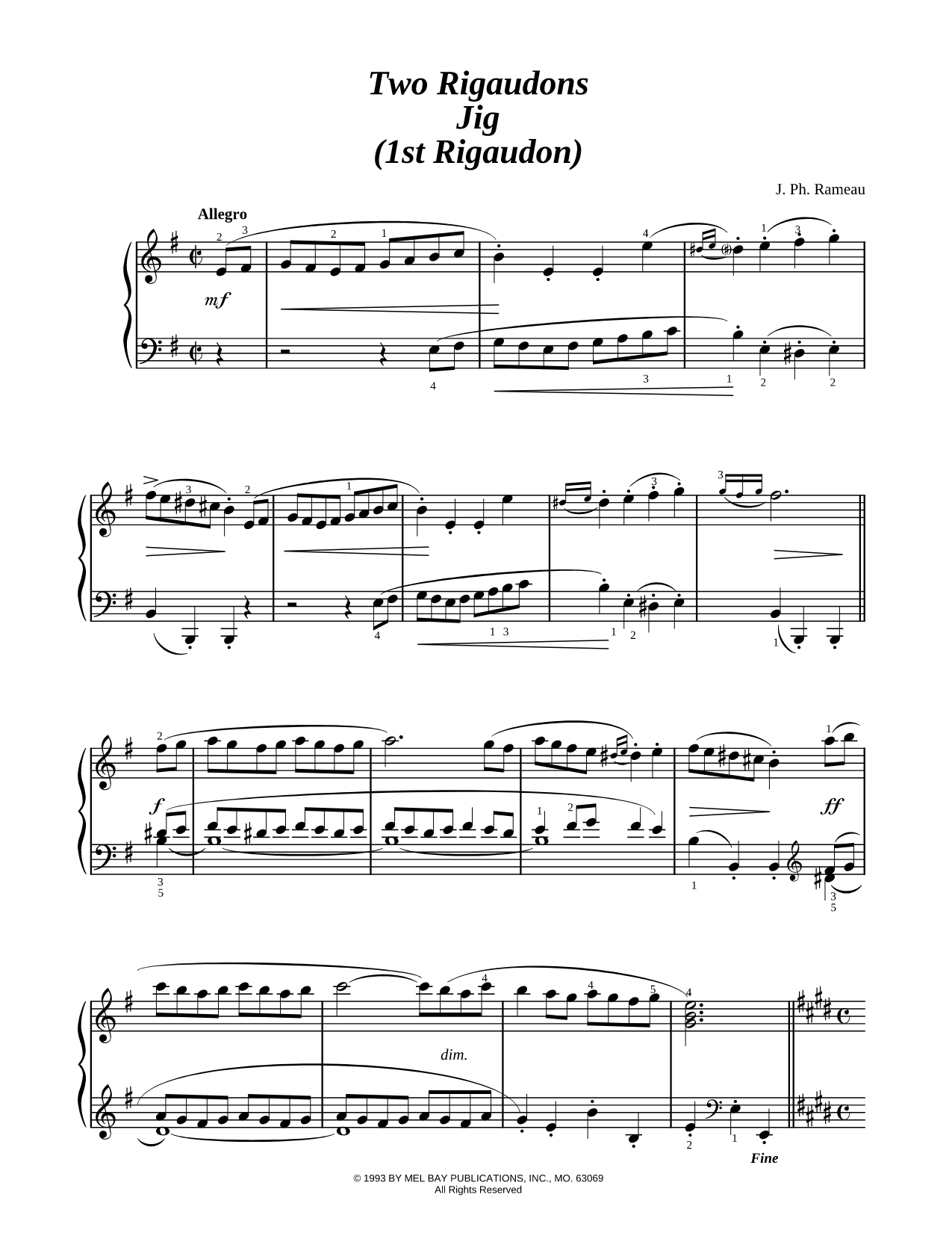 Two Rigaudons