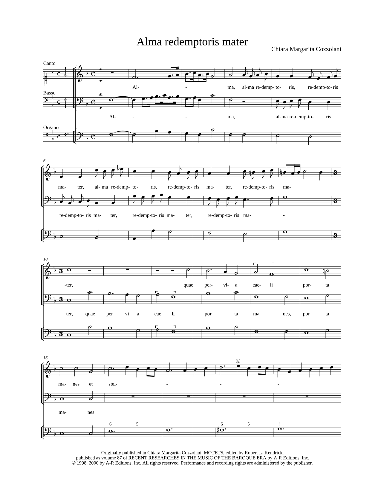 Alma redemptoris mater