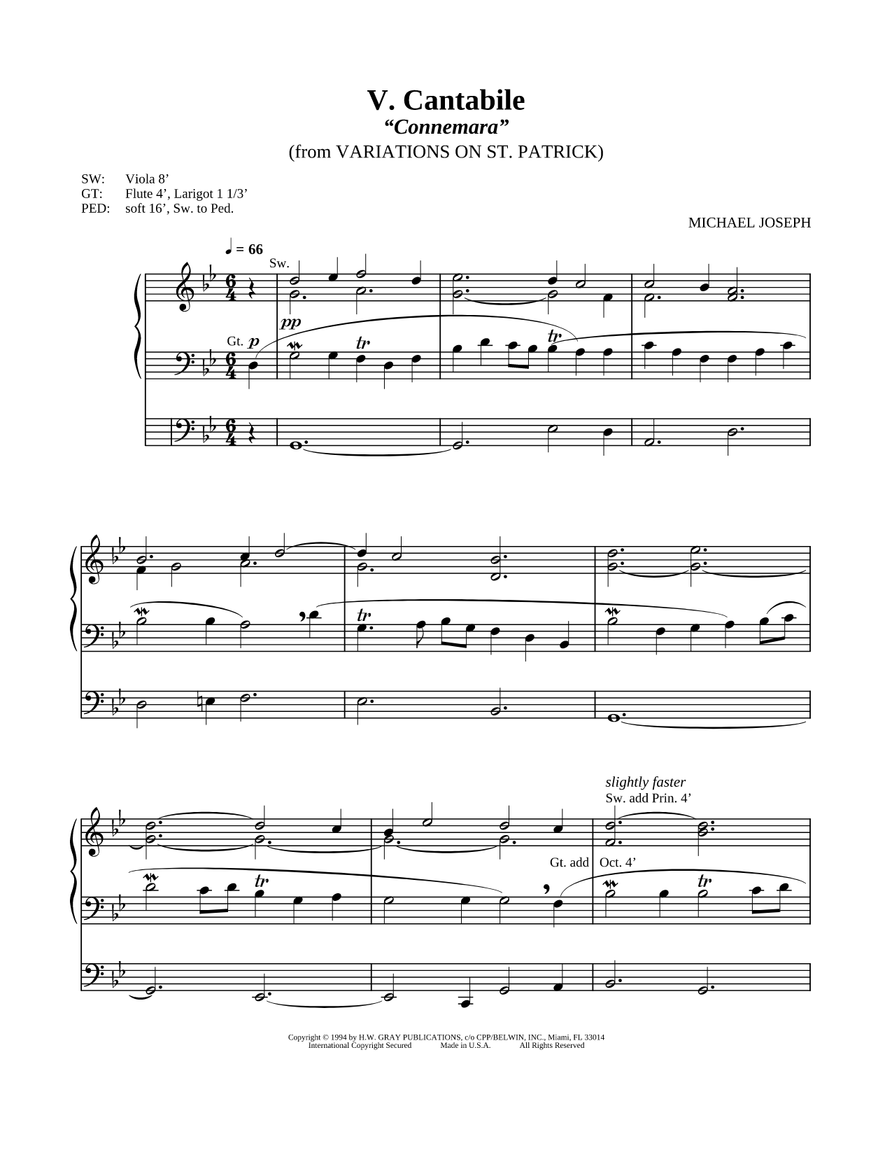 Variations on "St. Patrick"