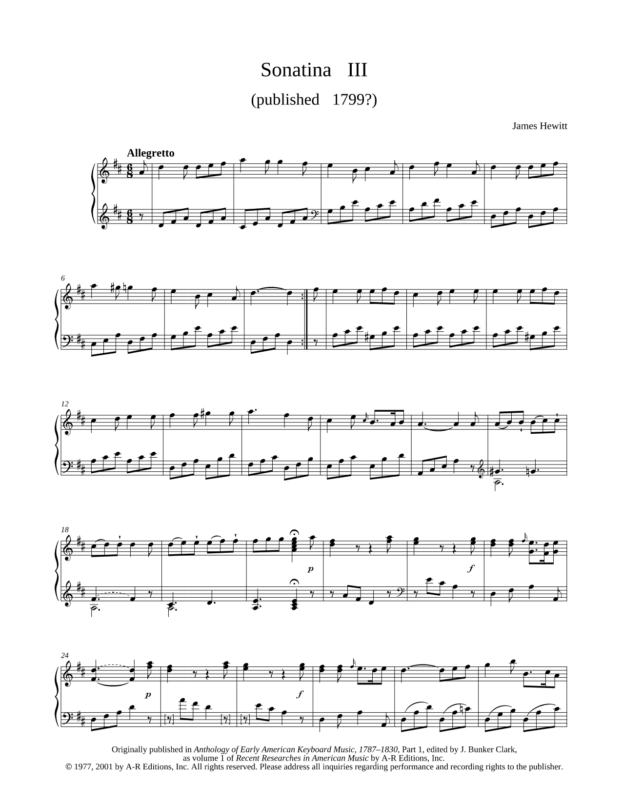 Sonatina III