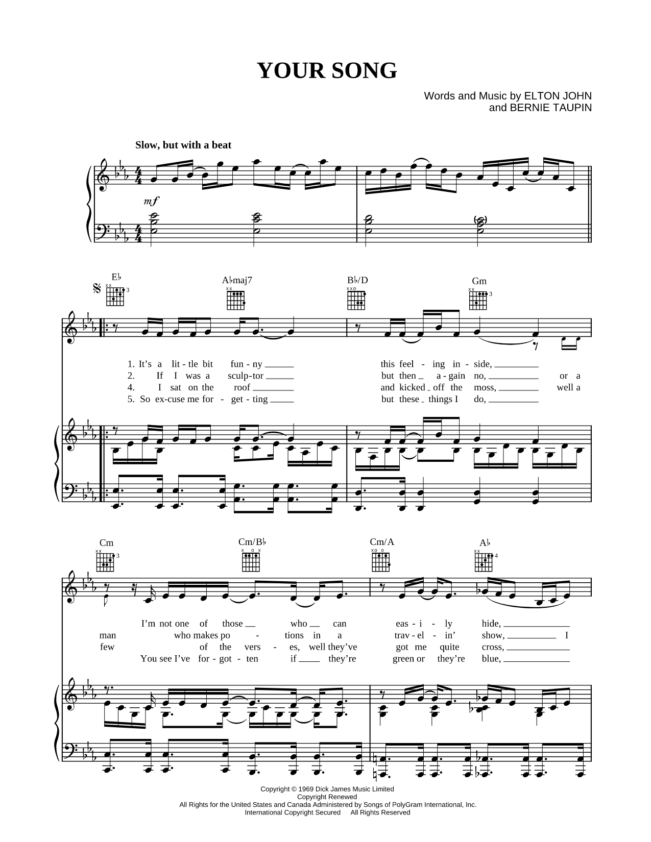 Your Song