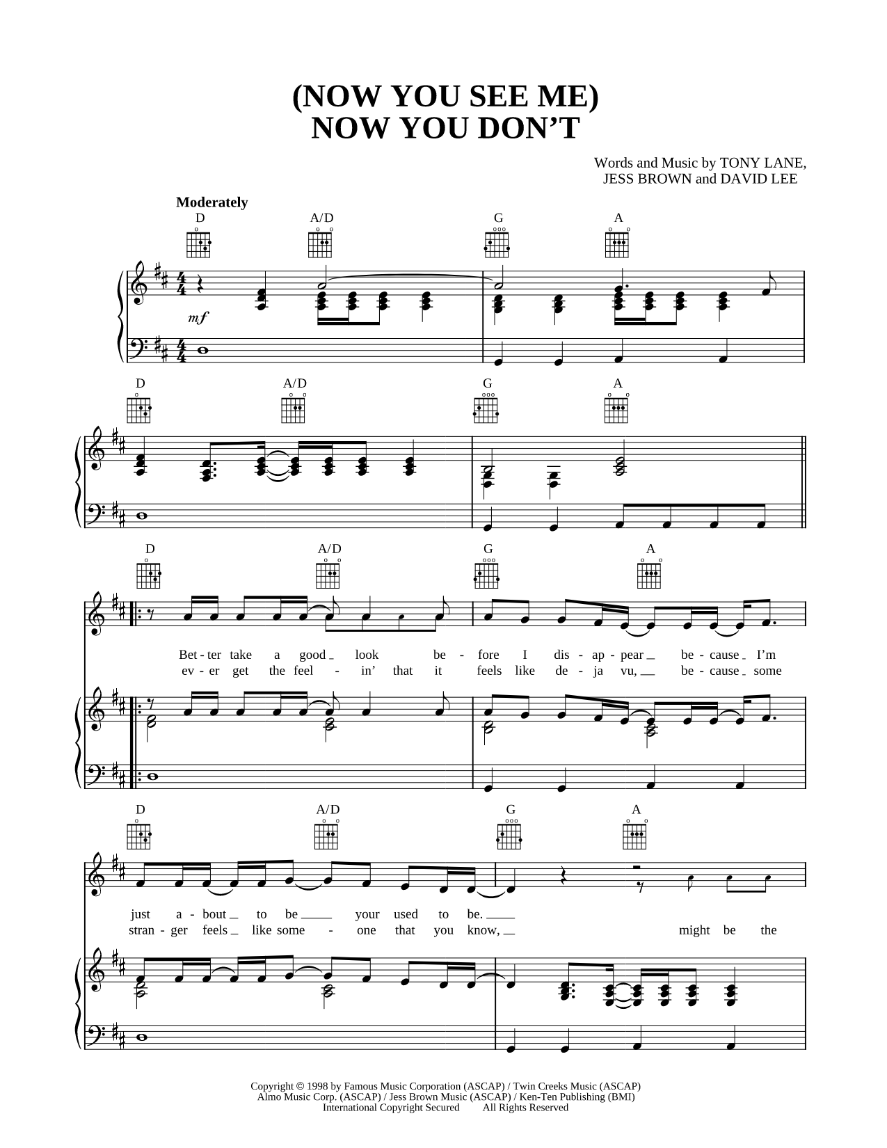 (Now You See Me) Now You Don't