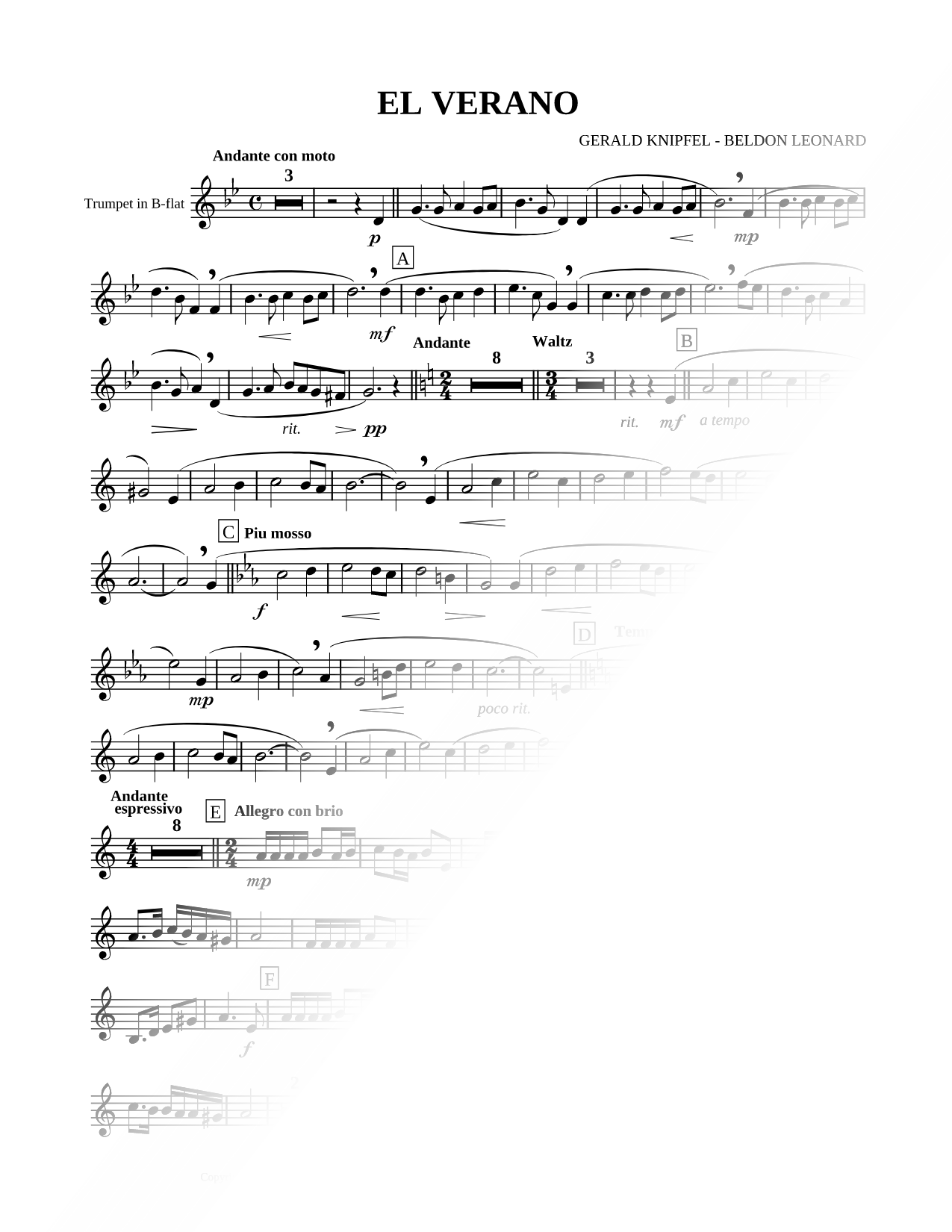 El Verano - Trumpet