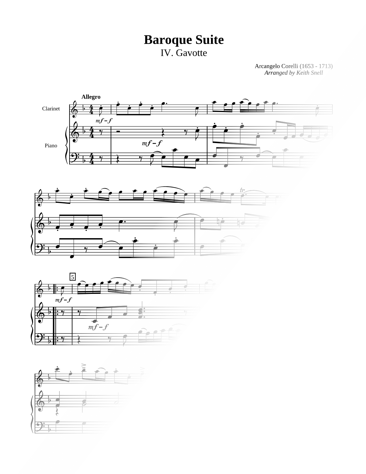 IV. Gavotte