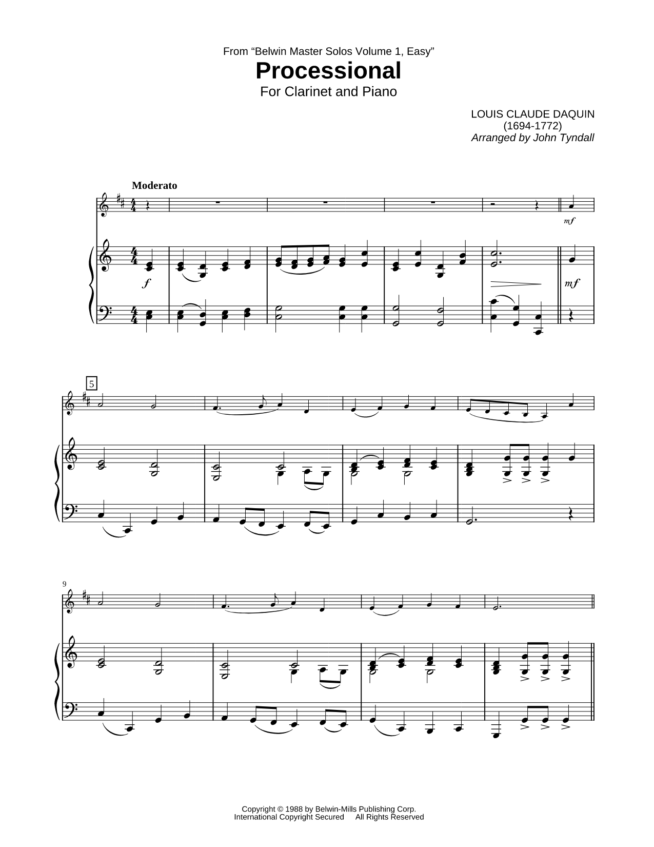 Processional - Piano Accompaniment