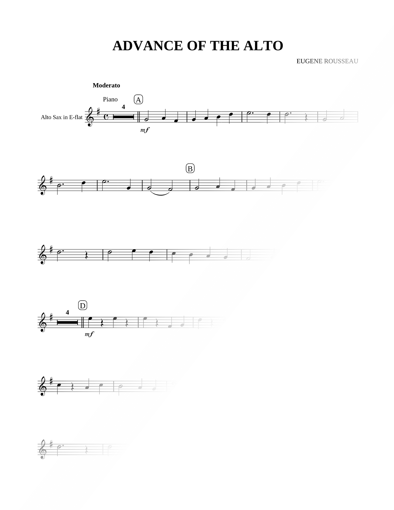 Advance of the Alto