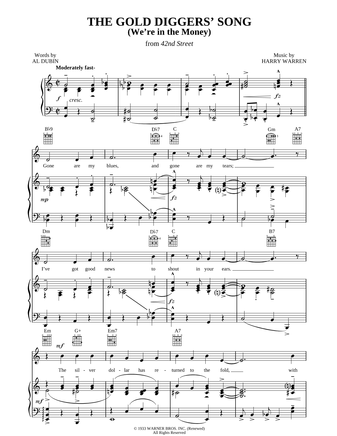 The Gold Diggers' Song