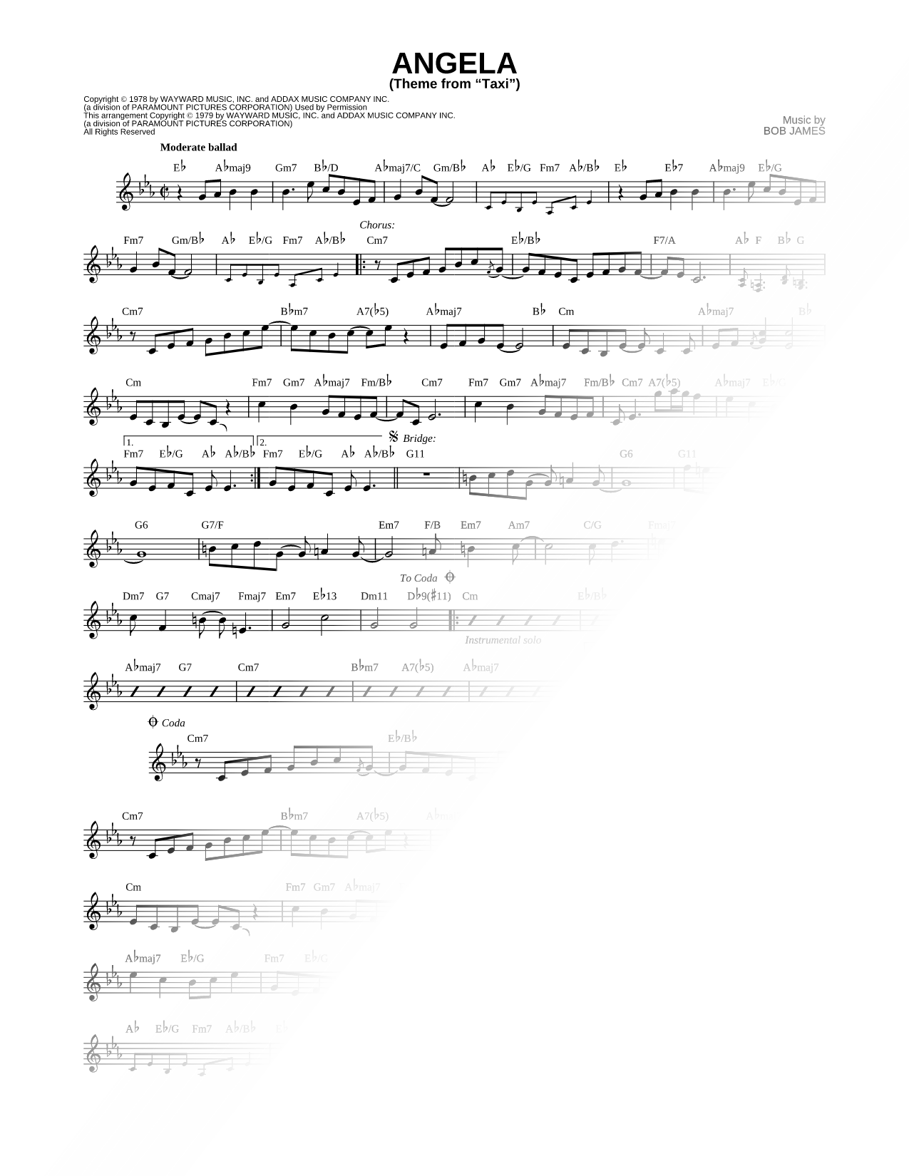Angela (Theme from Taxi)