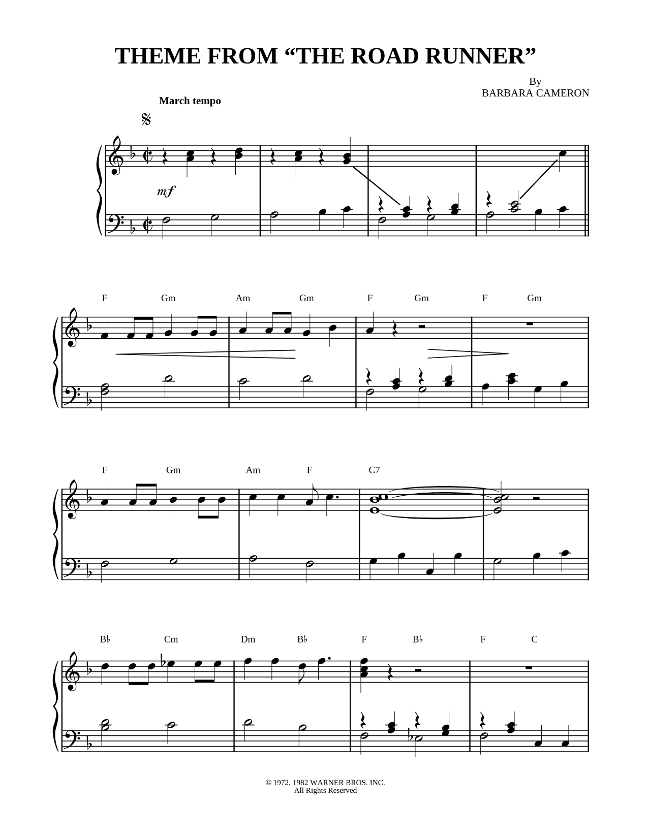 Theme from the Road Runner
