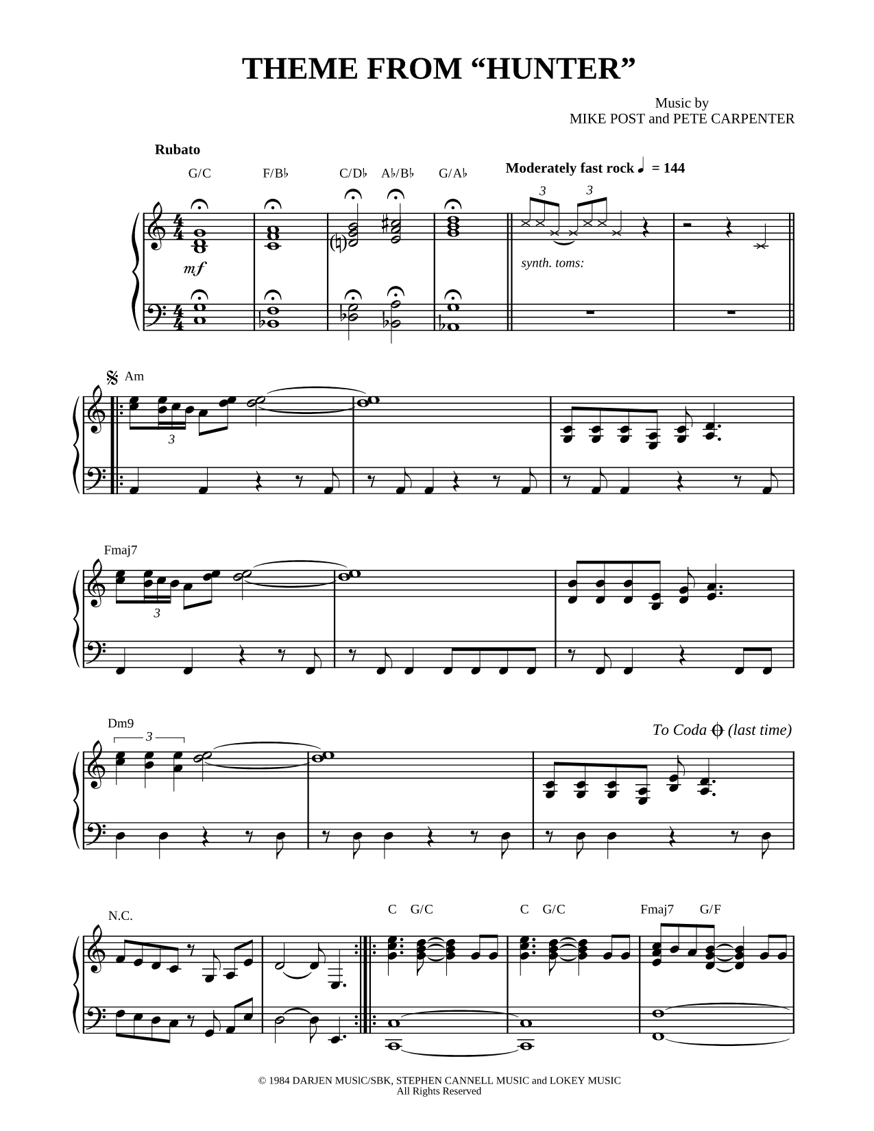 Theme from "Hunter"