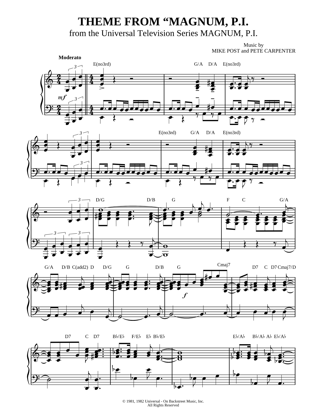 Theme from Magnum, P.I.