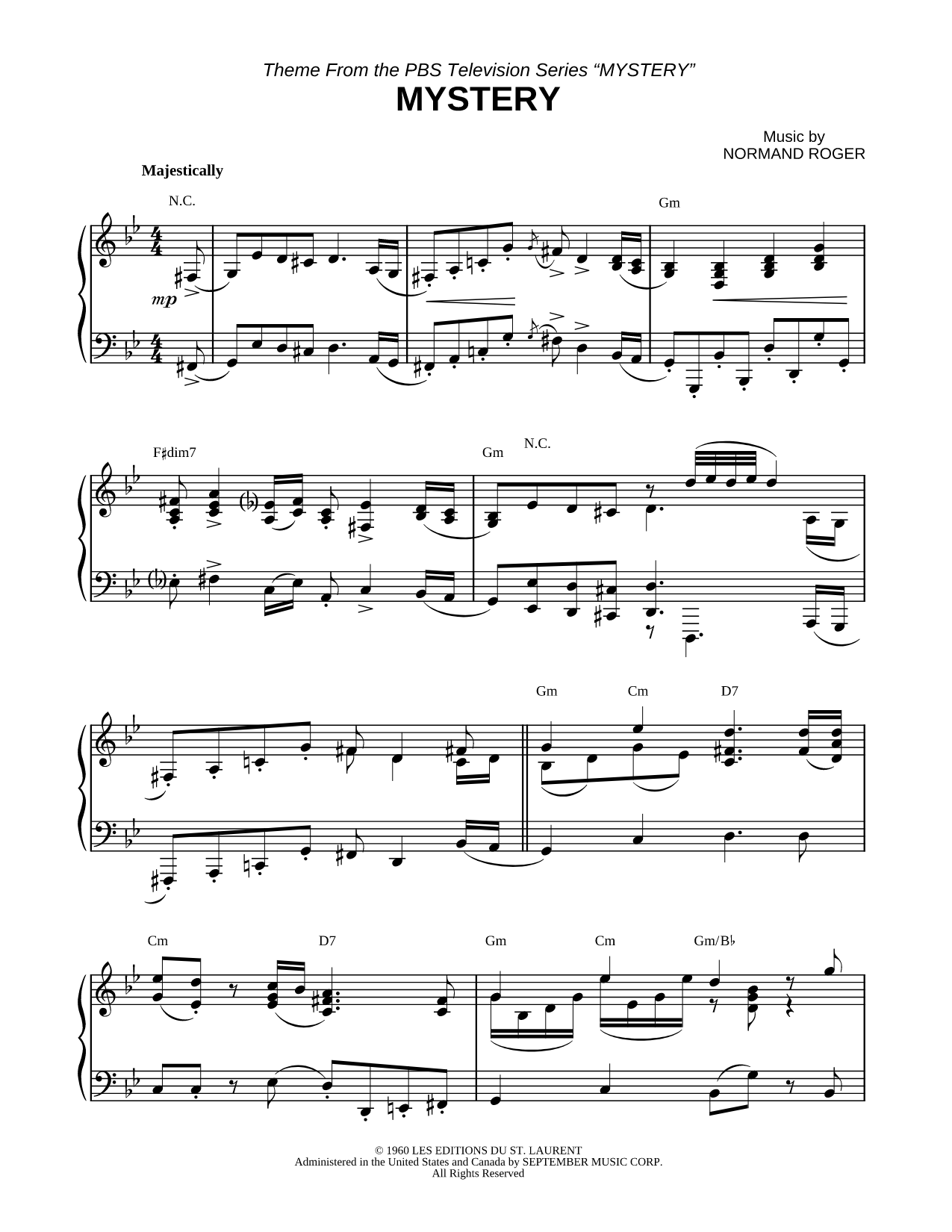Theme from the PBS Television Series Mystery