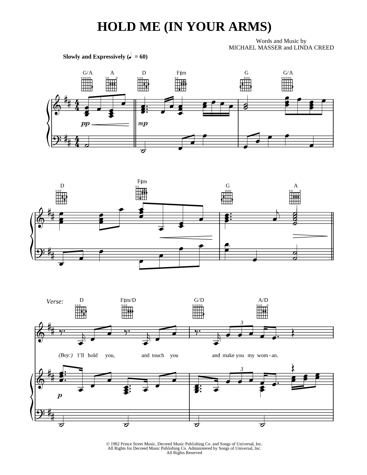 Hold Me (In Your Arms)